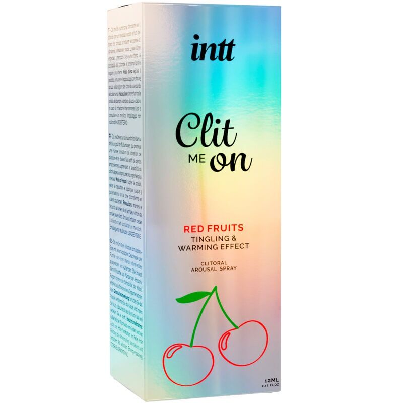 Возбуждающий спрей для клитора Intt Clit Me On Red Fruits Warming Effect 12мл согревающий эффект