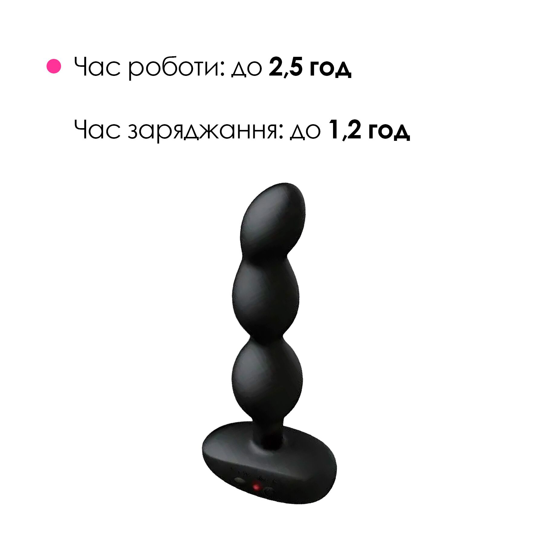 Анальне смарт-намисто з вібрацією та обертанням Lovense Ridge, унісекс