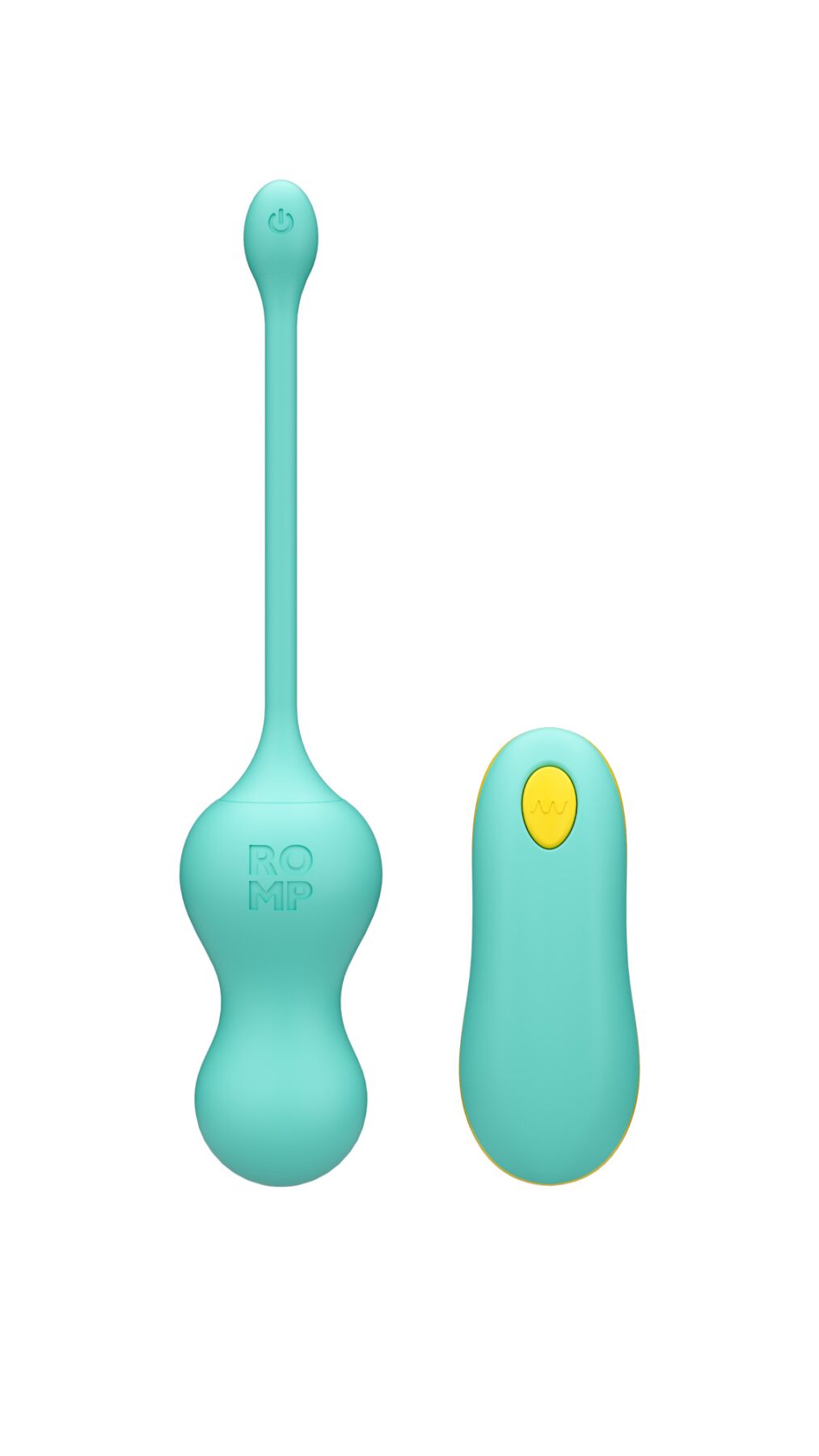 Виброяйцо для точки G с пультом управления Romp Cello Light Teal, водонепроницаемое