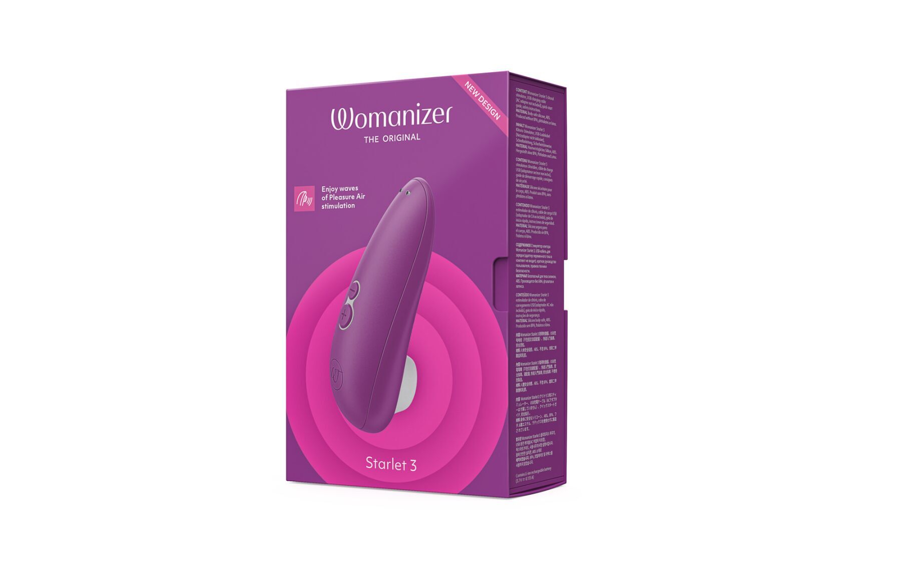 Вакуумный клиторальный стимулятор Womanizer Starlet 3 VIOLET (повреждена упаковка!!!)