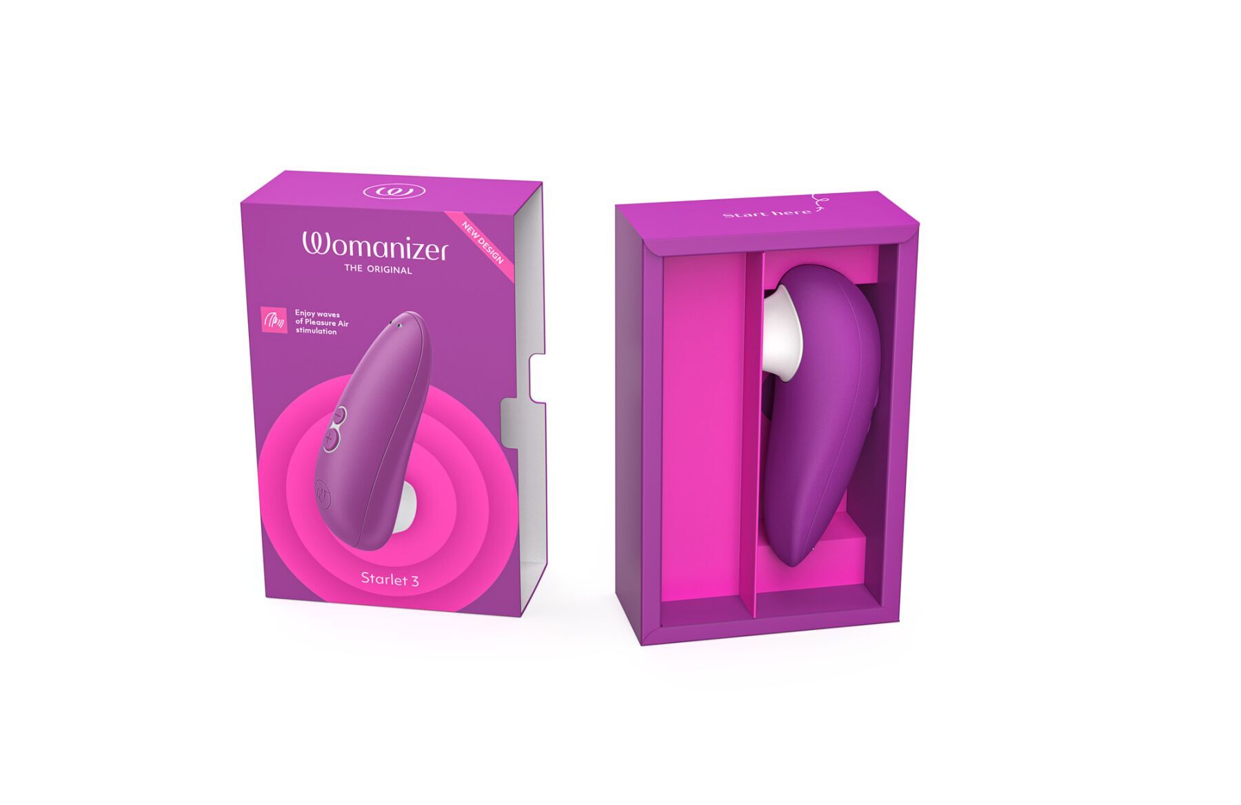 Вакуумный клиторальный стимулятор Womanizer Starlet 3 VIOLET (повреждена упаковка!!!)