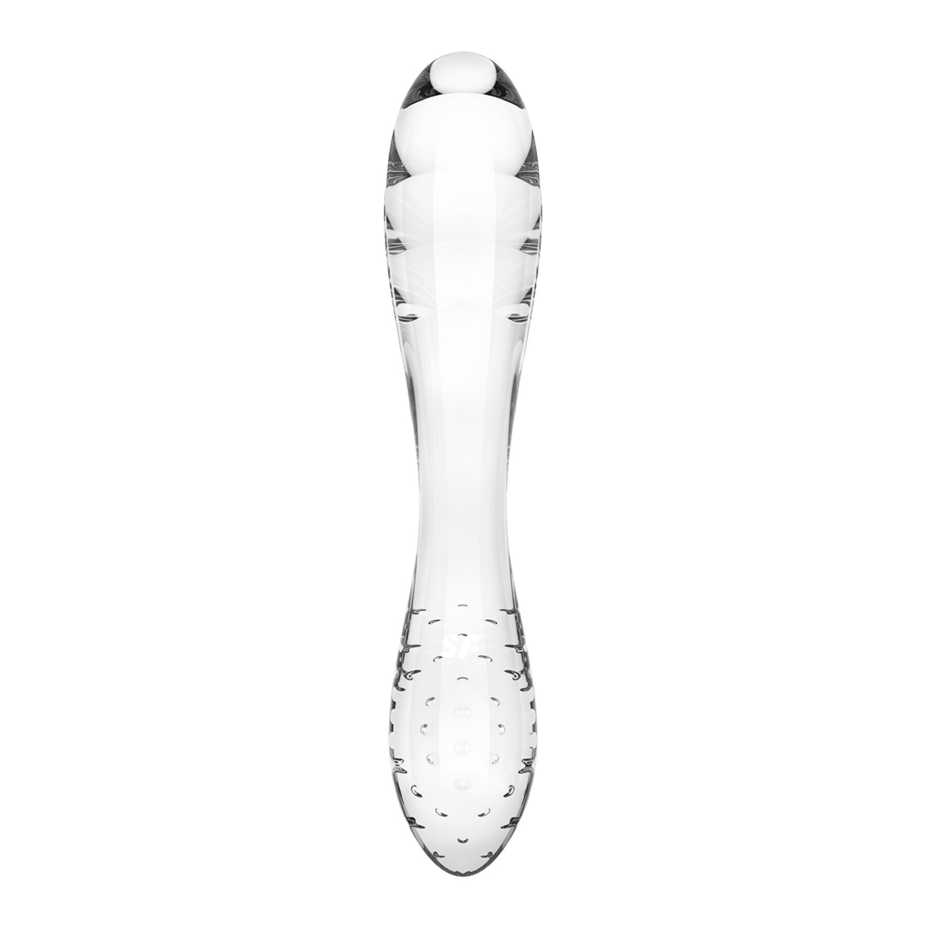 Двосторонній скляний дилдо Satisfyer Dazzling Crystal 1 Transparent (м'яте паковання!!!)