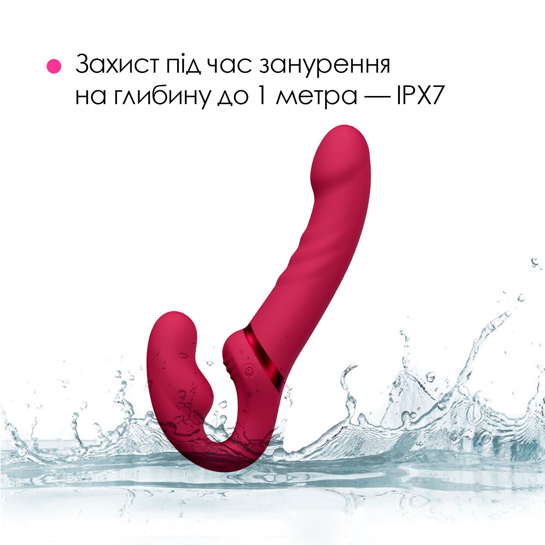 Безремінний смарт-страпон Lovense Lapis vibrating strapless strap-on, 3 мотори