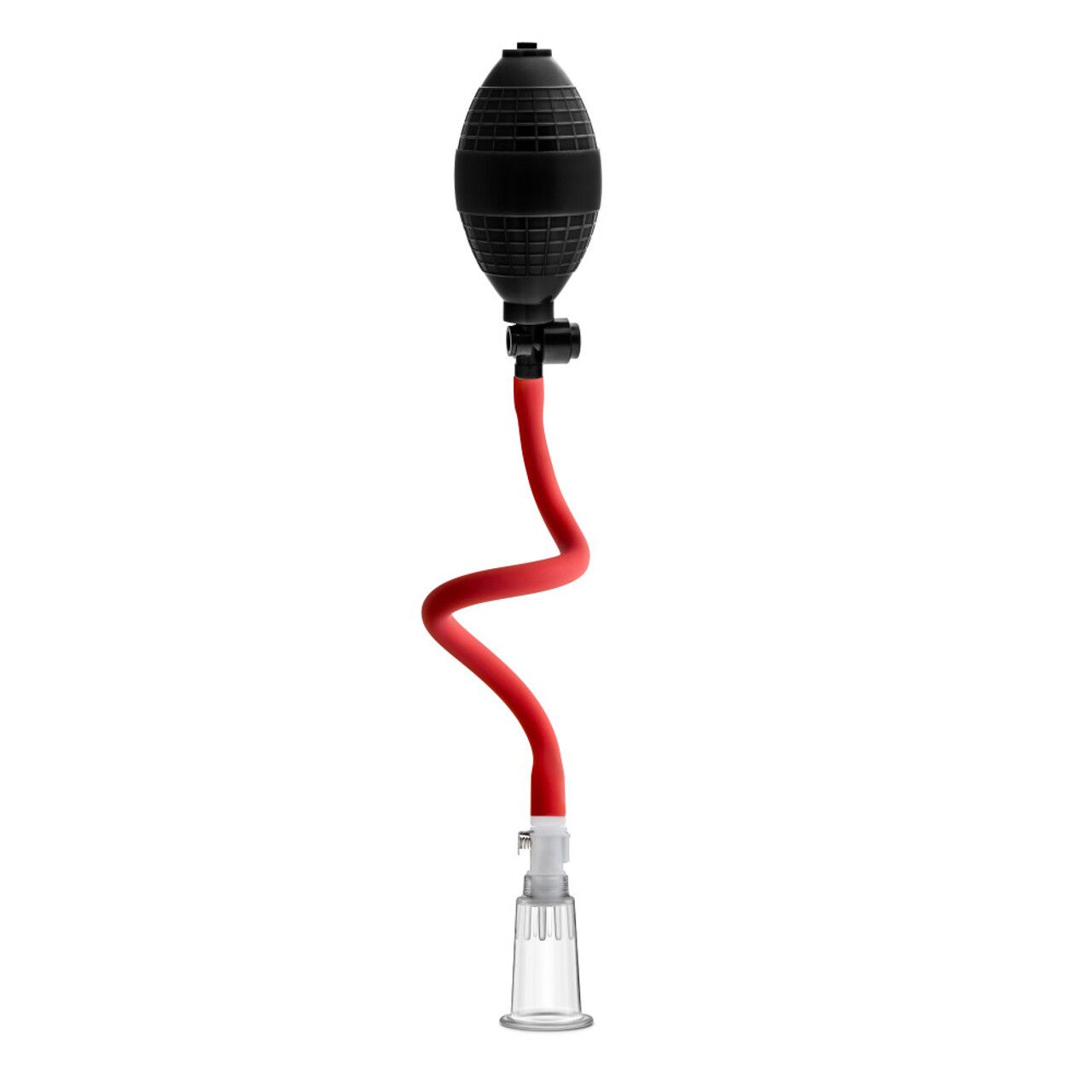 Вакуумная помпа для клитора Blush Temptasia – Beginner's Clitoral Pumping System, механическая, груша