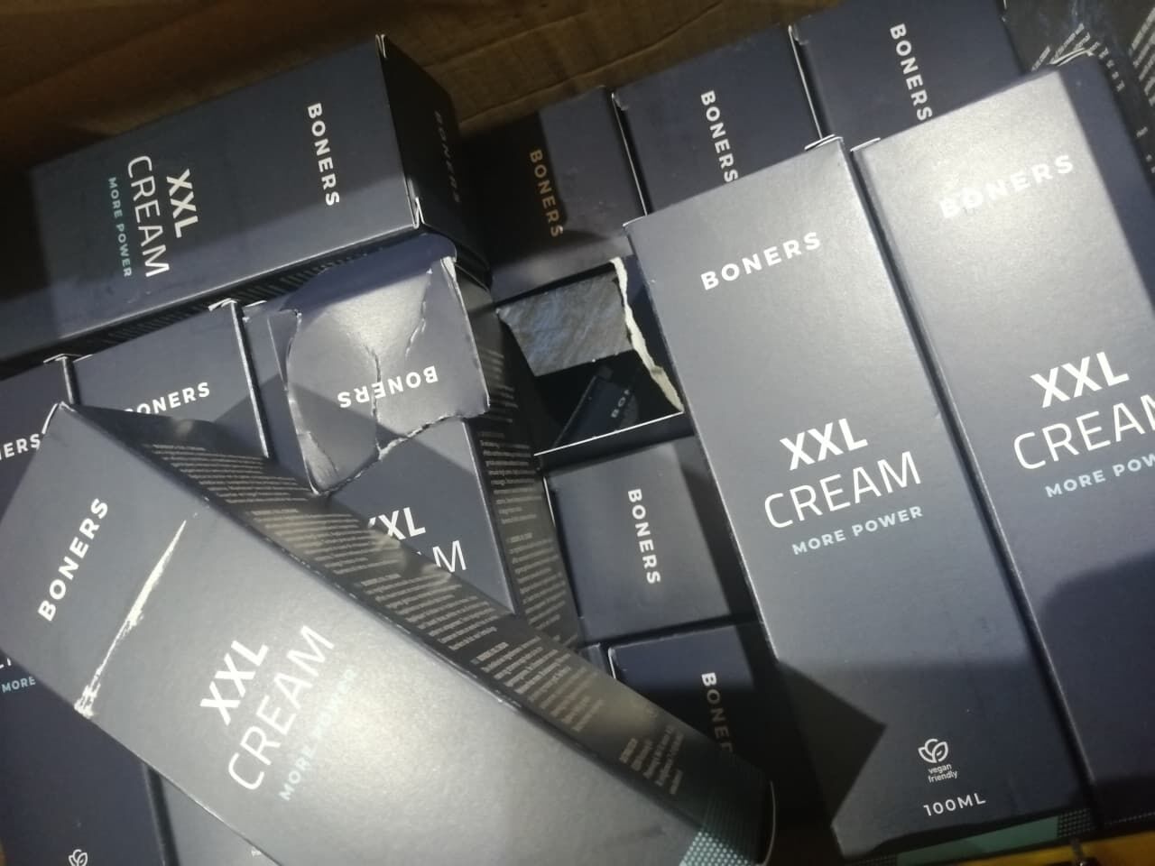Крем для ерекції та збільшення члена Boners Penis XXL Cream (100 мл) (м'яте паковання!!!)