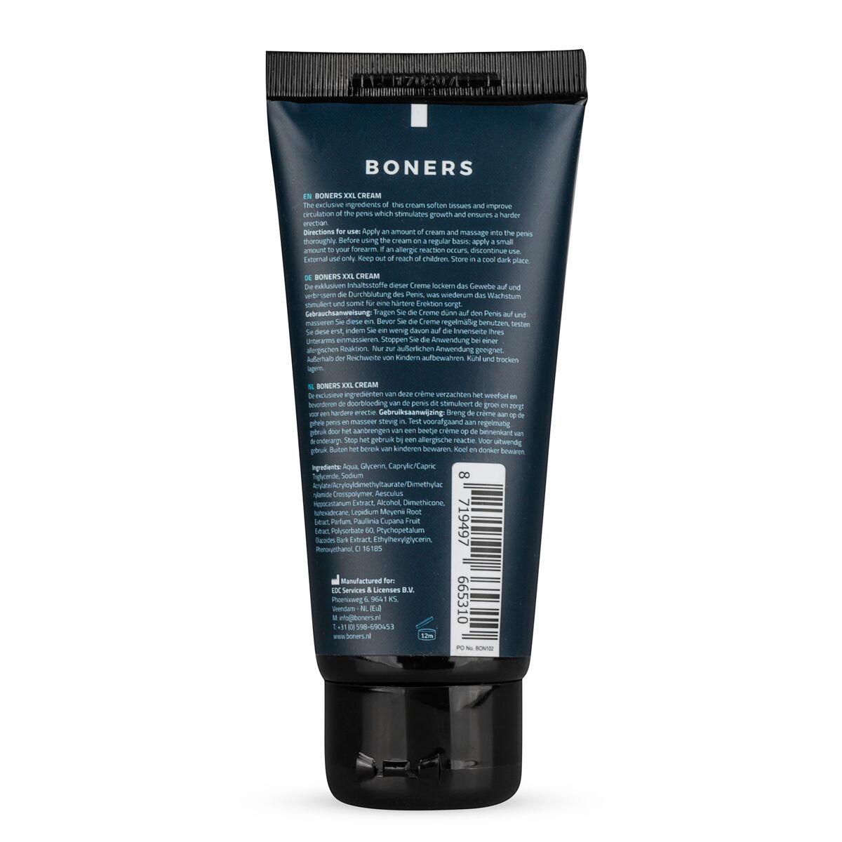Крем для эрекции и увеличения члена Boners Penis XXL Cream, растительные экстракты
