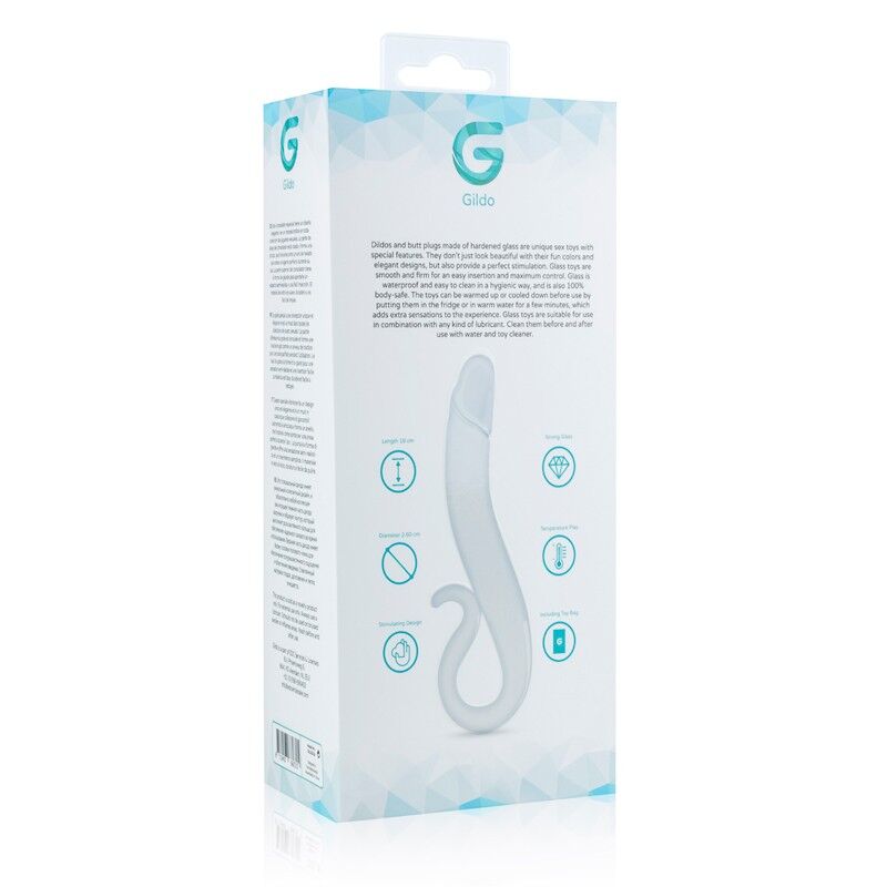 Скляний дилдо Gildo Glass Dildo No. 21, реалістична головка