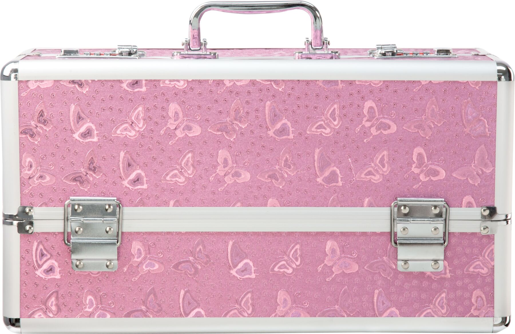 Большой кейс для хранения секс-игрушек BMS Factory Large Lokable Vibrator Case Pink, кодовый замок
