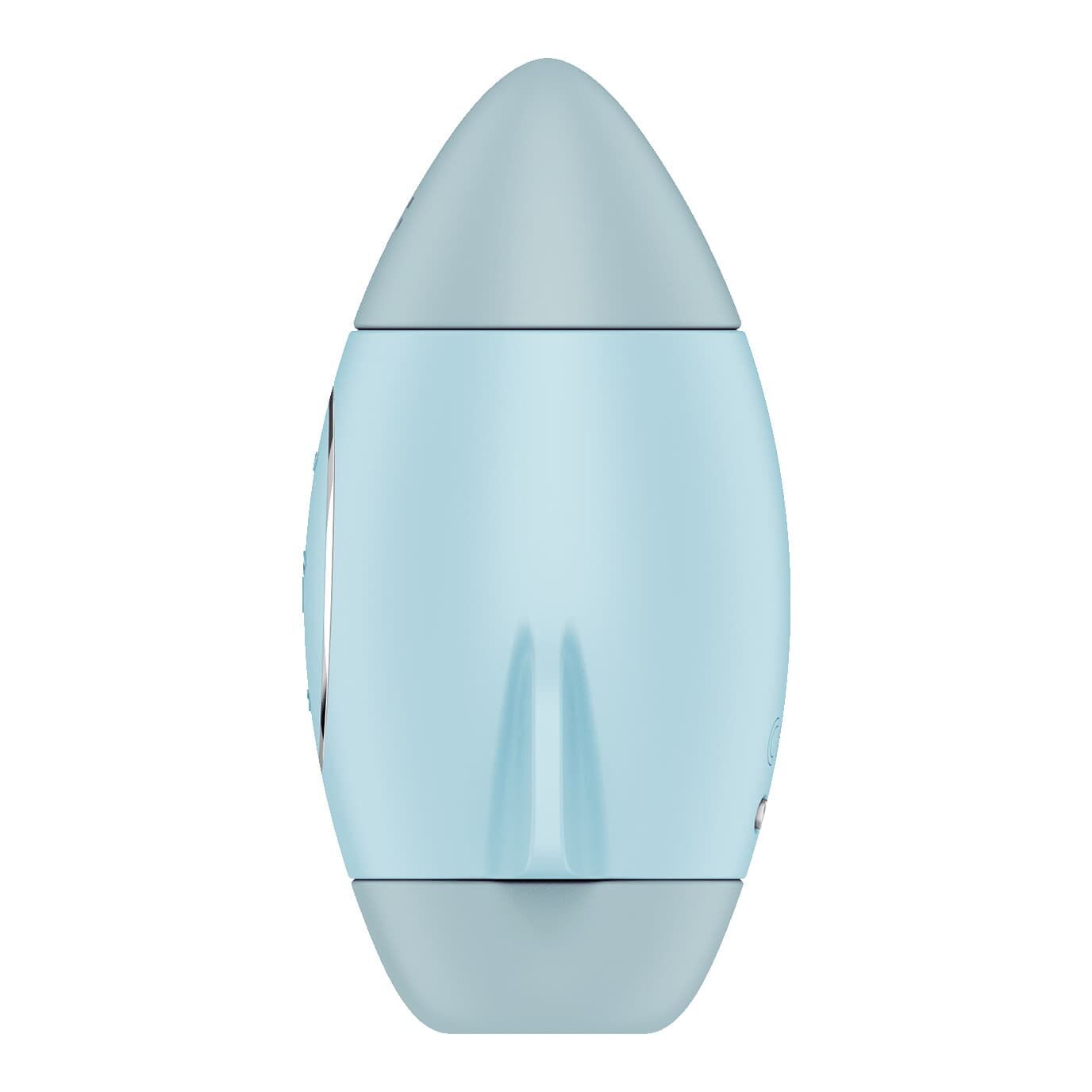Вакуумный стимулятор с вибрацией Satisfyer Mission Control Blue, 2 независимых мотора