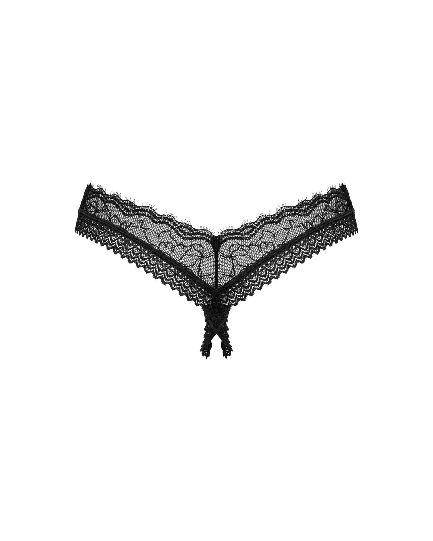 Трусики Obsessive Medilla crotchless thong XL/2XL