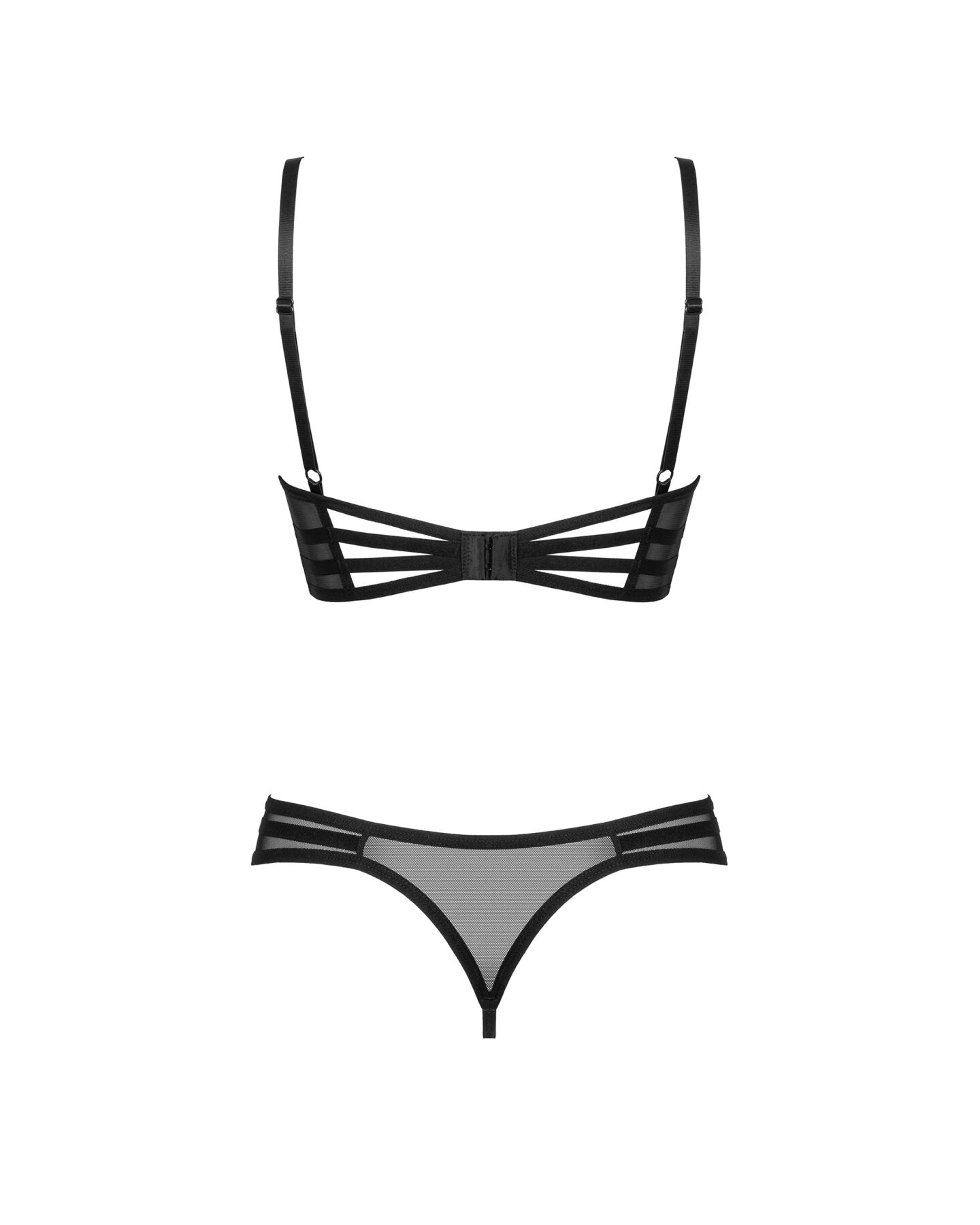 Комплект Obsessive Roxelia 2-pcs crotchless set XS/S