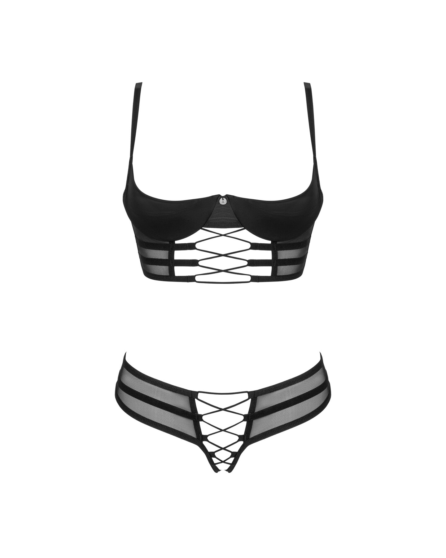 Комплект Obsessive Roxelia 2-pcs crotchless set XL/2XL