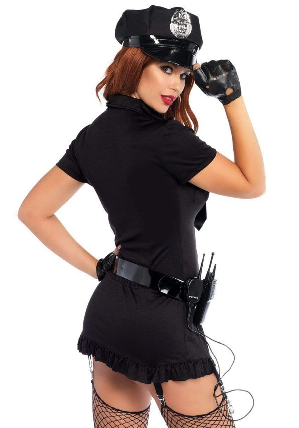 Эротический костюм полицейской Leg Avenue Dirty Cop M/L, 6 предметов
