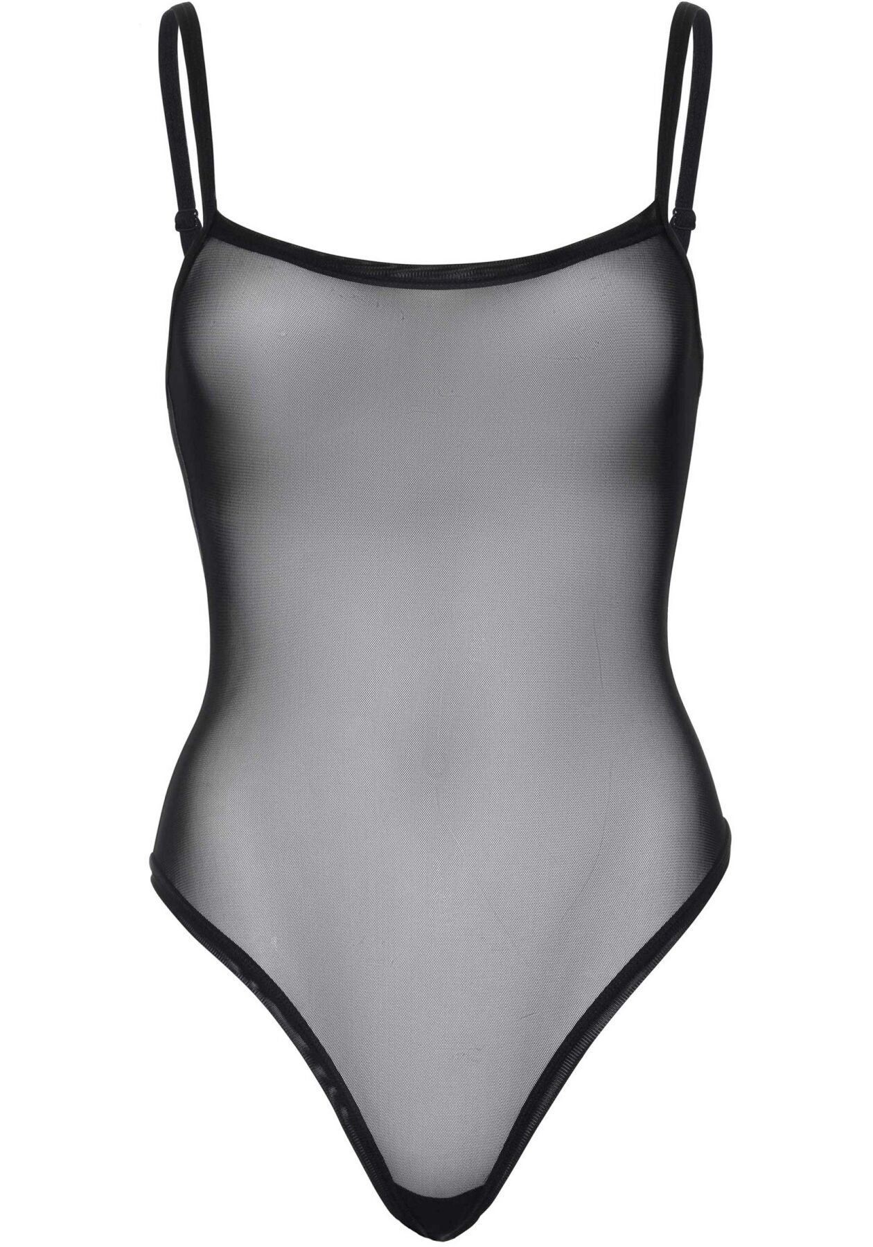 Еротичне боді Leg Avenue Cami bodysuit with thong Black S/M, на бретелях