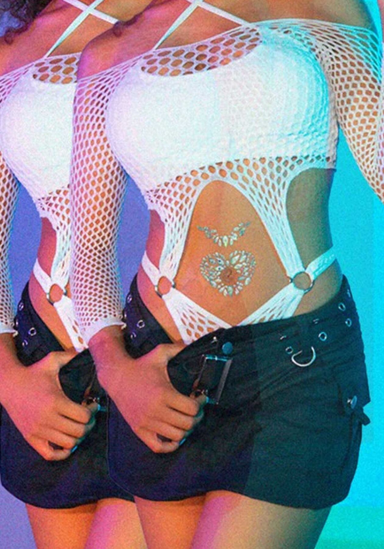 Стразы-украшения для тела Leg Avenue Novalie body jewels sticker, наклейки