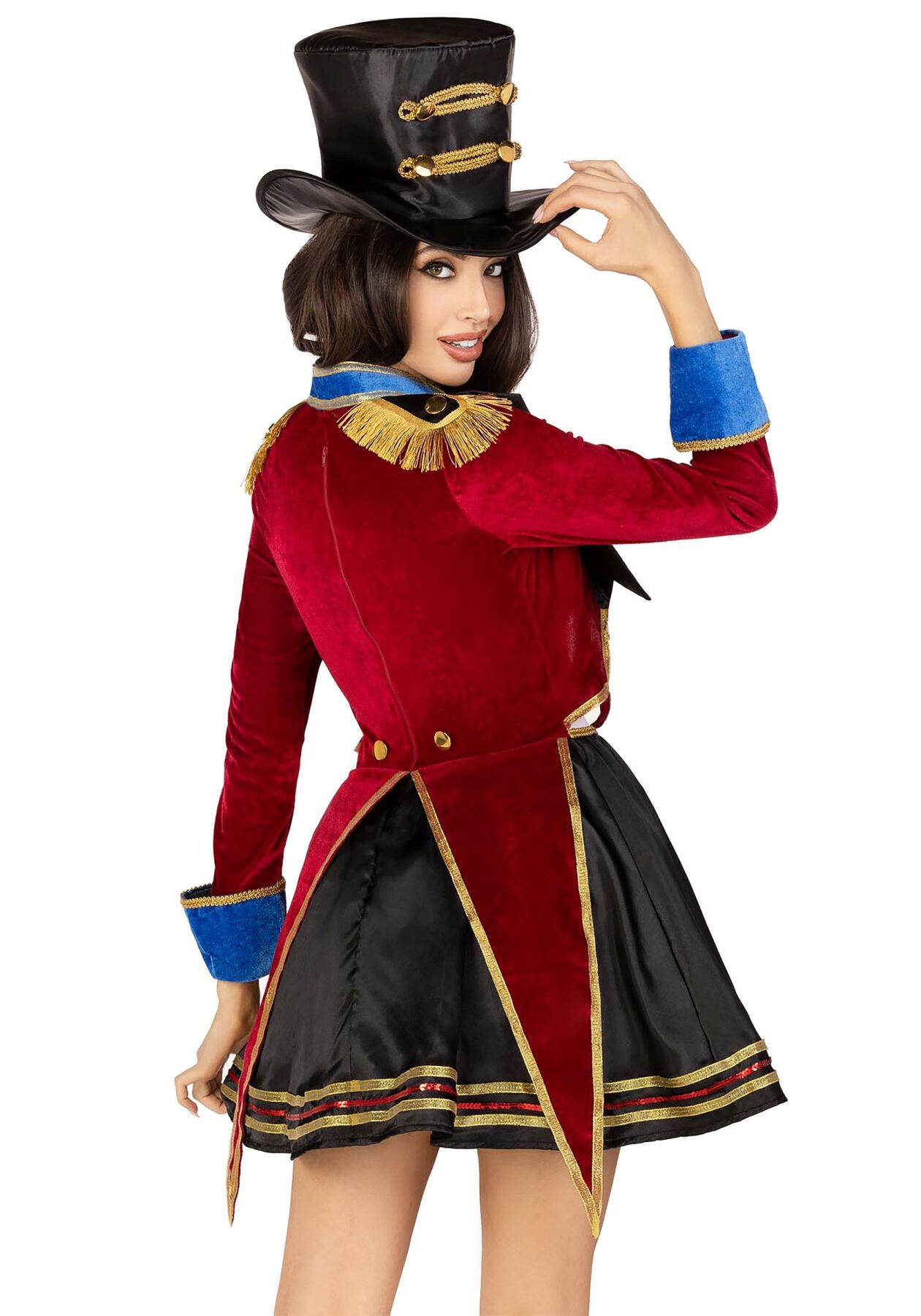 Костюм дресирувальниці Leg Avenue Ringmaster Costume S, сукня, капелюх