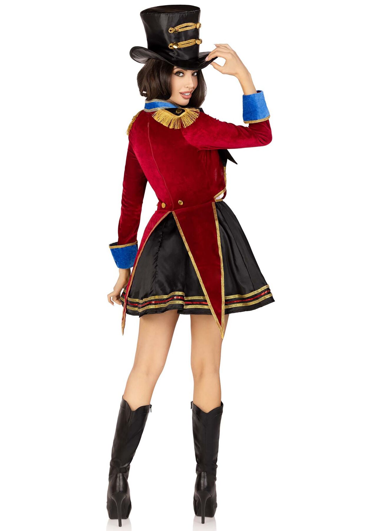 Костюм дрессировщицы Leg Avenue Classic Ringmaster Costume M, платье, шляпа