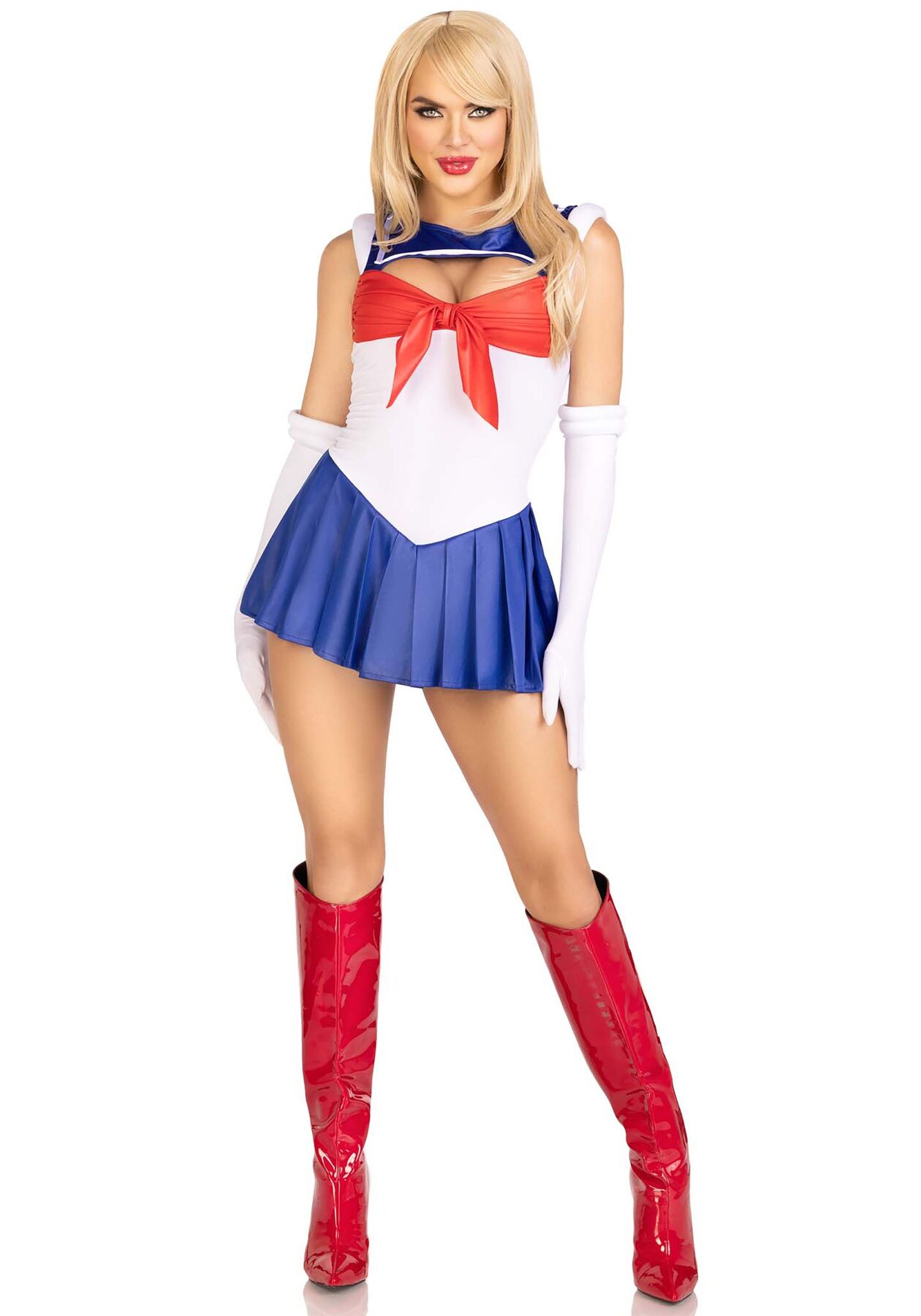 Эротический костюм Сейлор Мун Leg Avenue Sexy Sailor L, платье, перчатки, бант