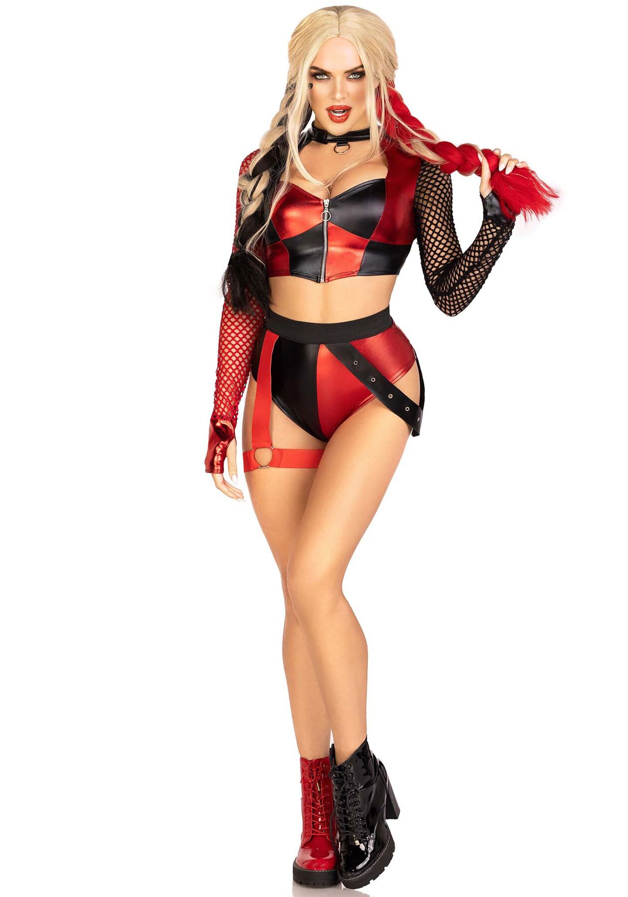 Эротический костюм Leg Avenue Crime Spree Sweetie Costume S, топ, шорты