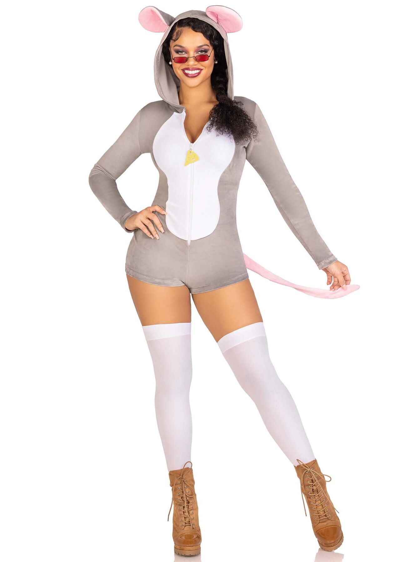 Комбінезон-костюм миші Leg Avenue Comfy Mouse M, з капюшоном