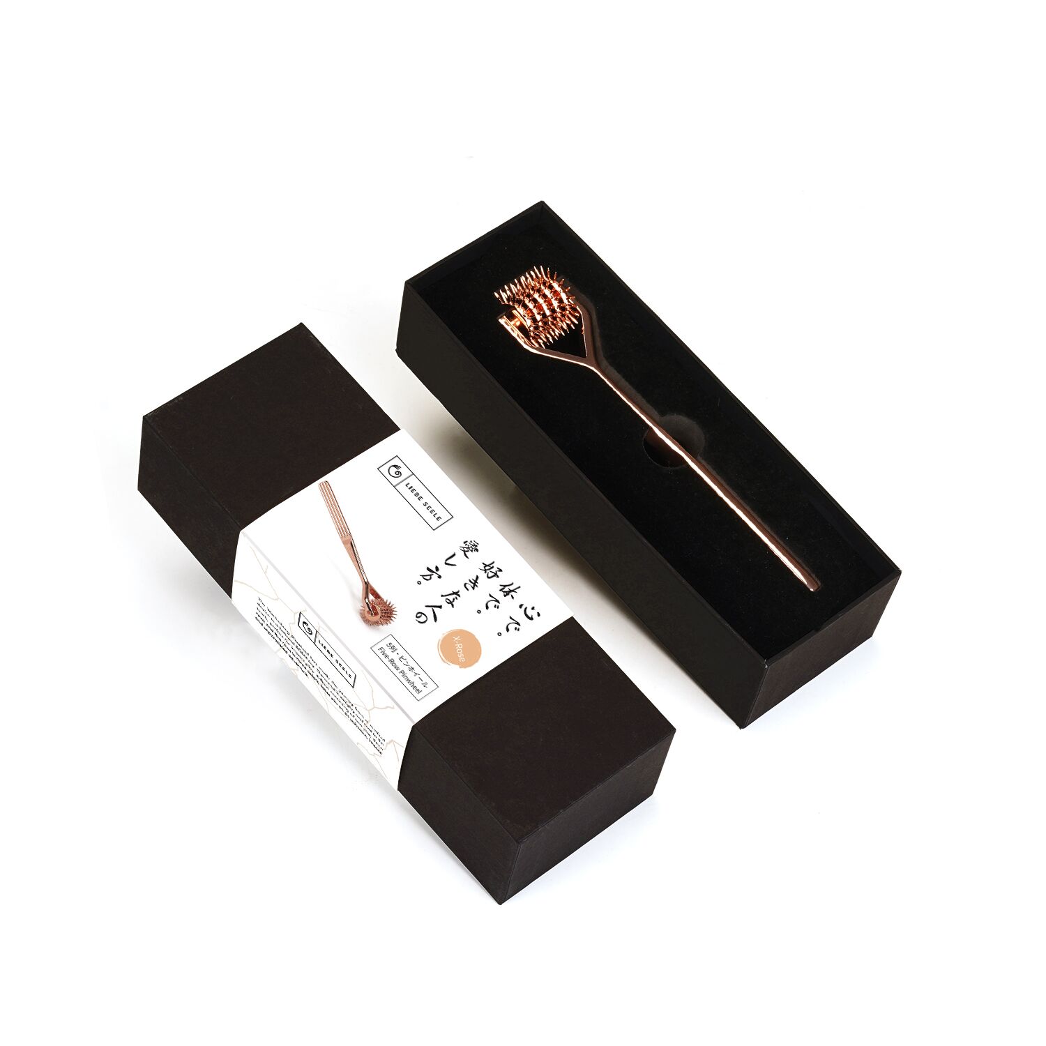 Колесо Вартенберга Liebe Seele Five-Row Wartenberg Pinwheel Rose Gold, 5 рядів
