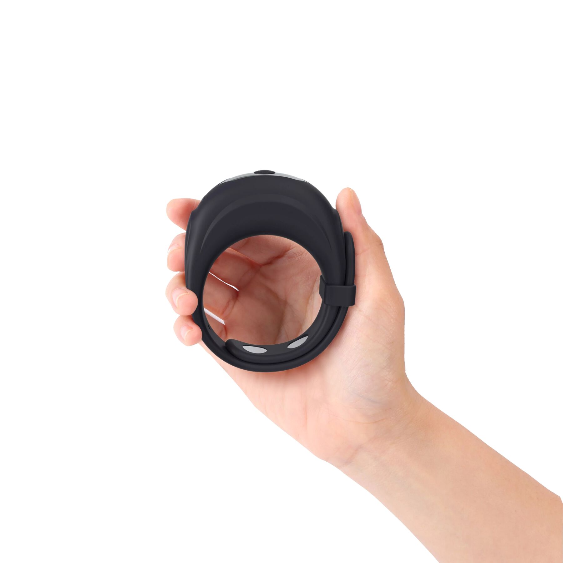 Эрекционное виброкольцо Dorcel Fit Vibe Ring, регулируемый диаметр 4–5,7 см, 10 режимов