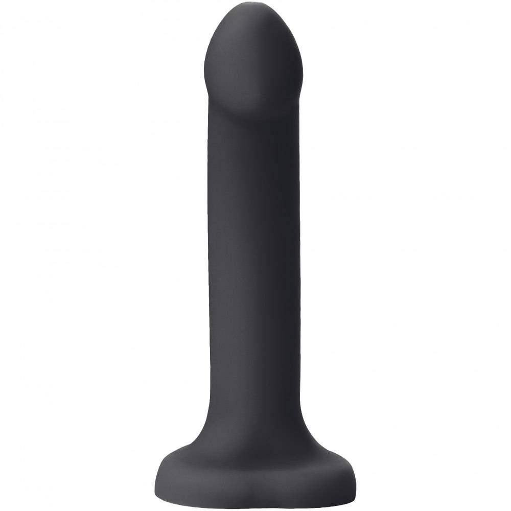 Фалоімітатор із сім'явипорскуванням Strap-On-Me, чорний, розмір L, 19.6 х 3.6 см