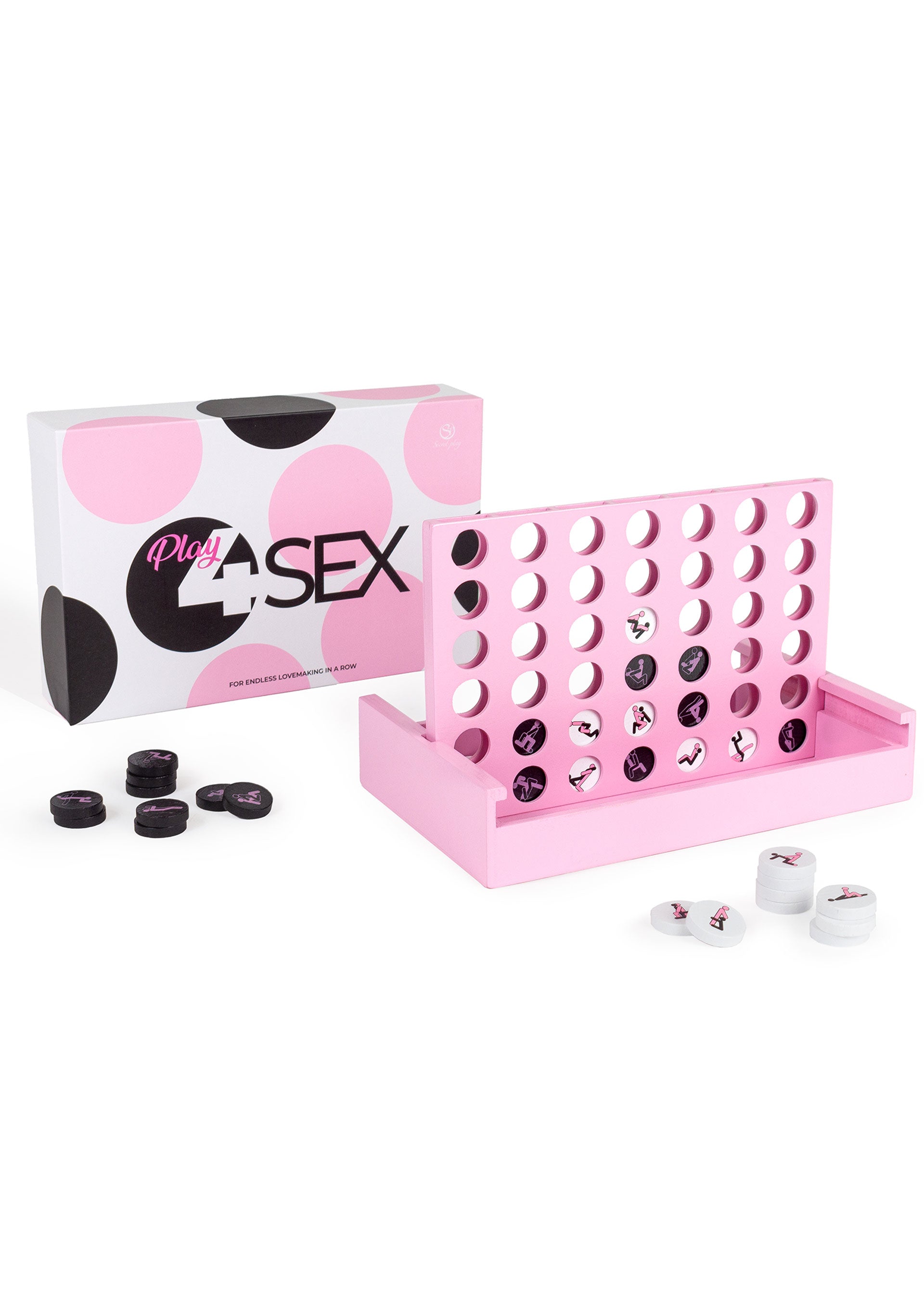 Гра для пар Secret Play Play4Sex Game, 42 фішки, 1 ігрова дошка