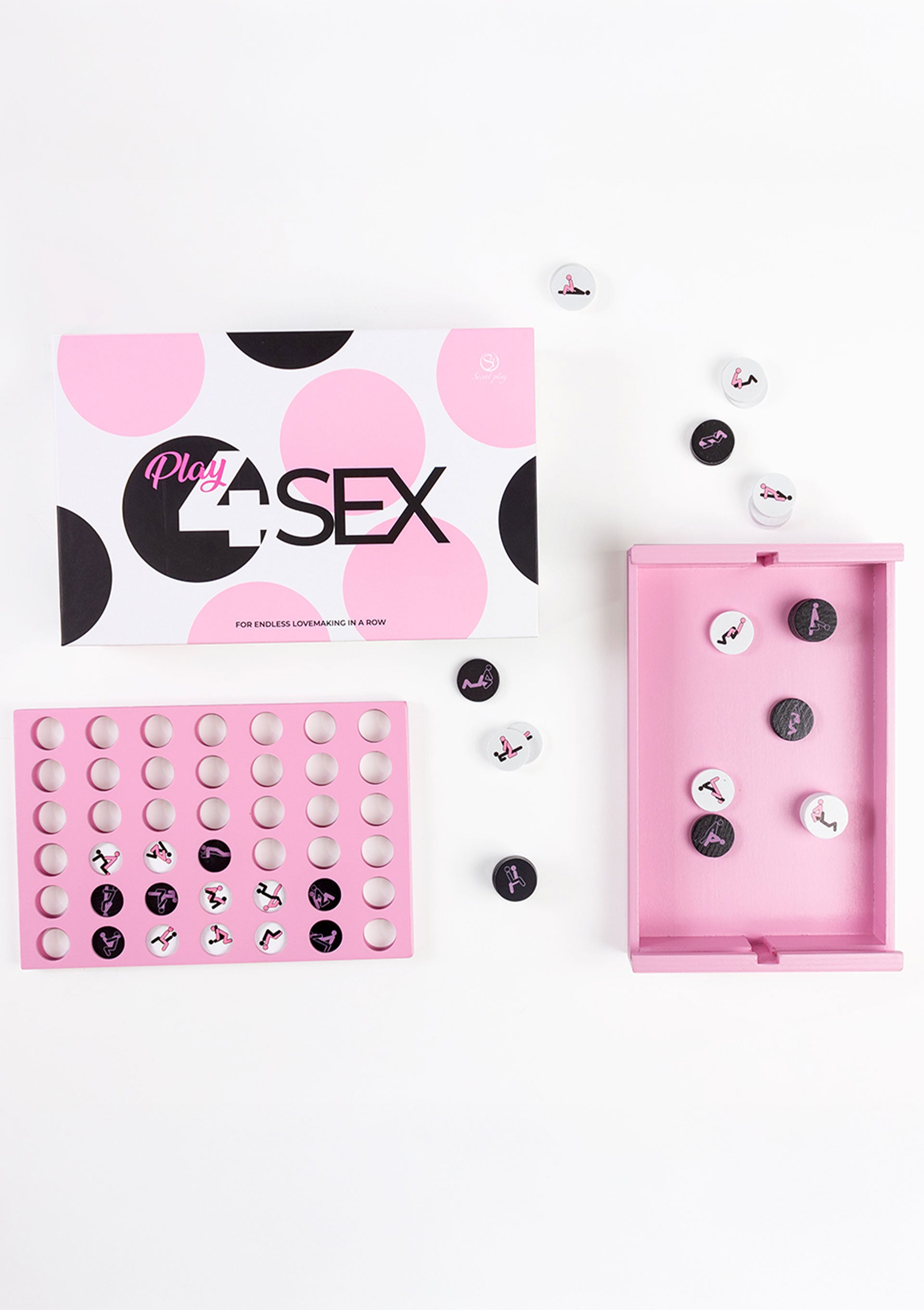 Гра для пар Secret Play Play4Sex Game, 42 фішки, 1 ігрова дошка