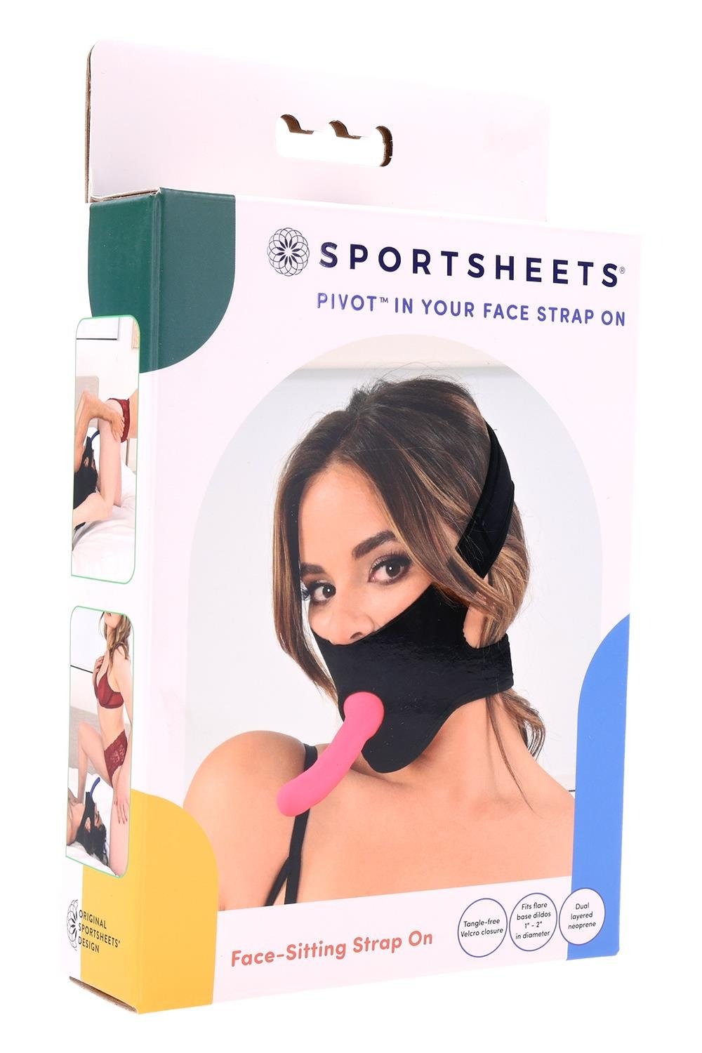Страпон в наявності Sportsheets Pivot фетиш-пристосування для проникнення без рук
