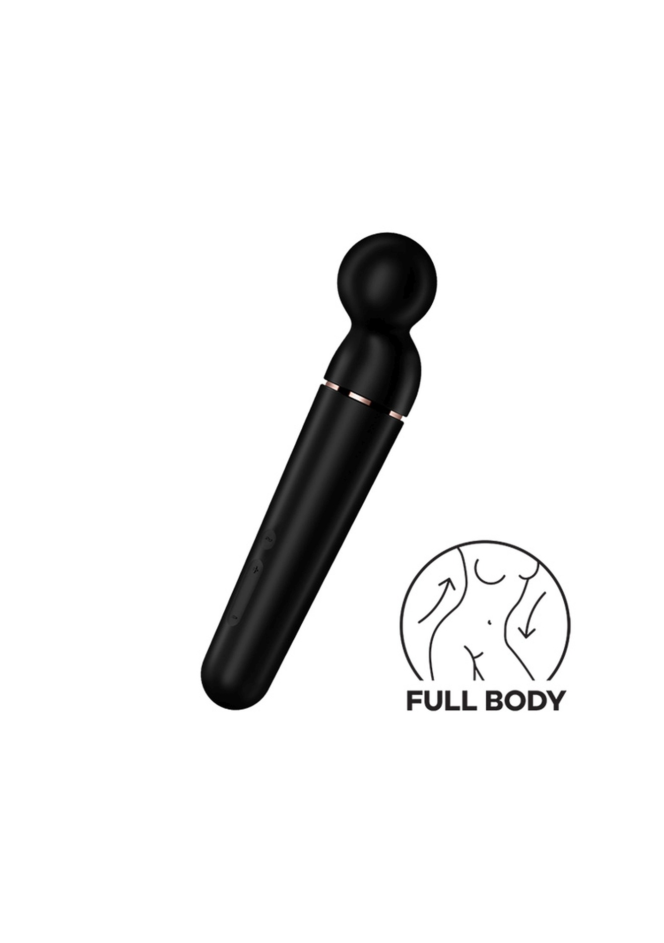Вібратор-мікрофон універсальний Satisfyer Planet Wand-er для стимуляції всього тіла, чорний