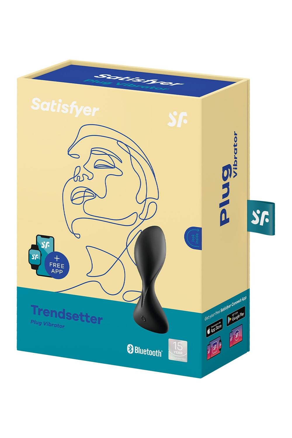 Анальний смарт-вібратор Satisfyer Trendsetter Plug Vibrating чорний