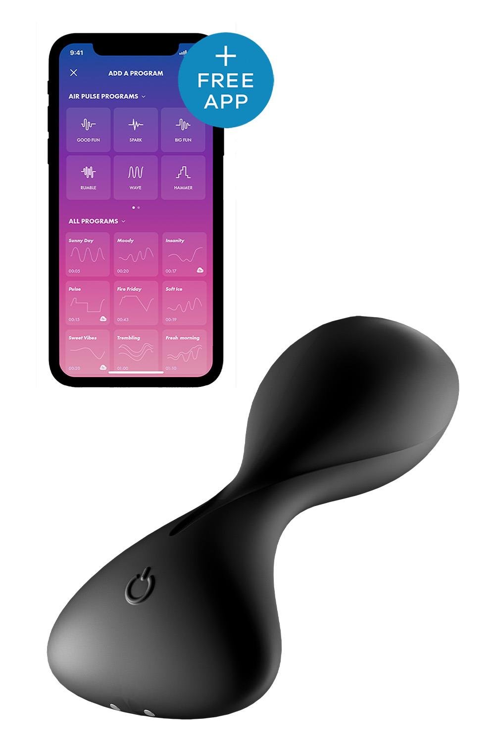 Анальний смарт-вібратор Satisfyer Trendsetter Plug Vibrating чорний