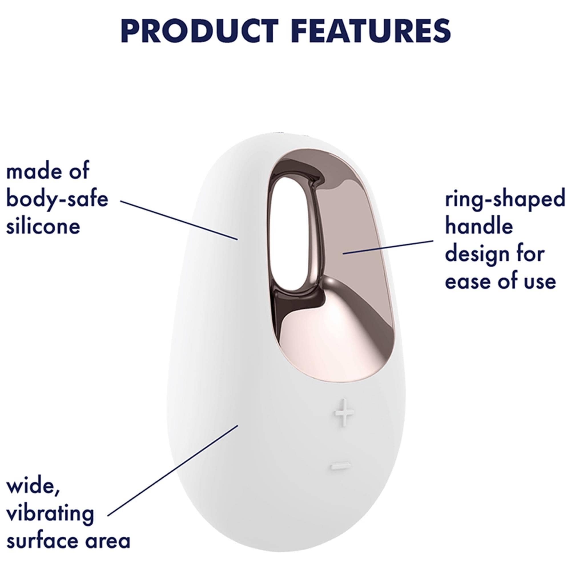 Кліторальний накладний вібратор Satisfyer Layons Temptation білий
