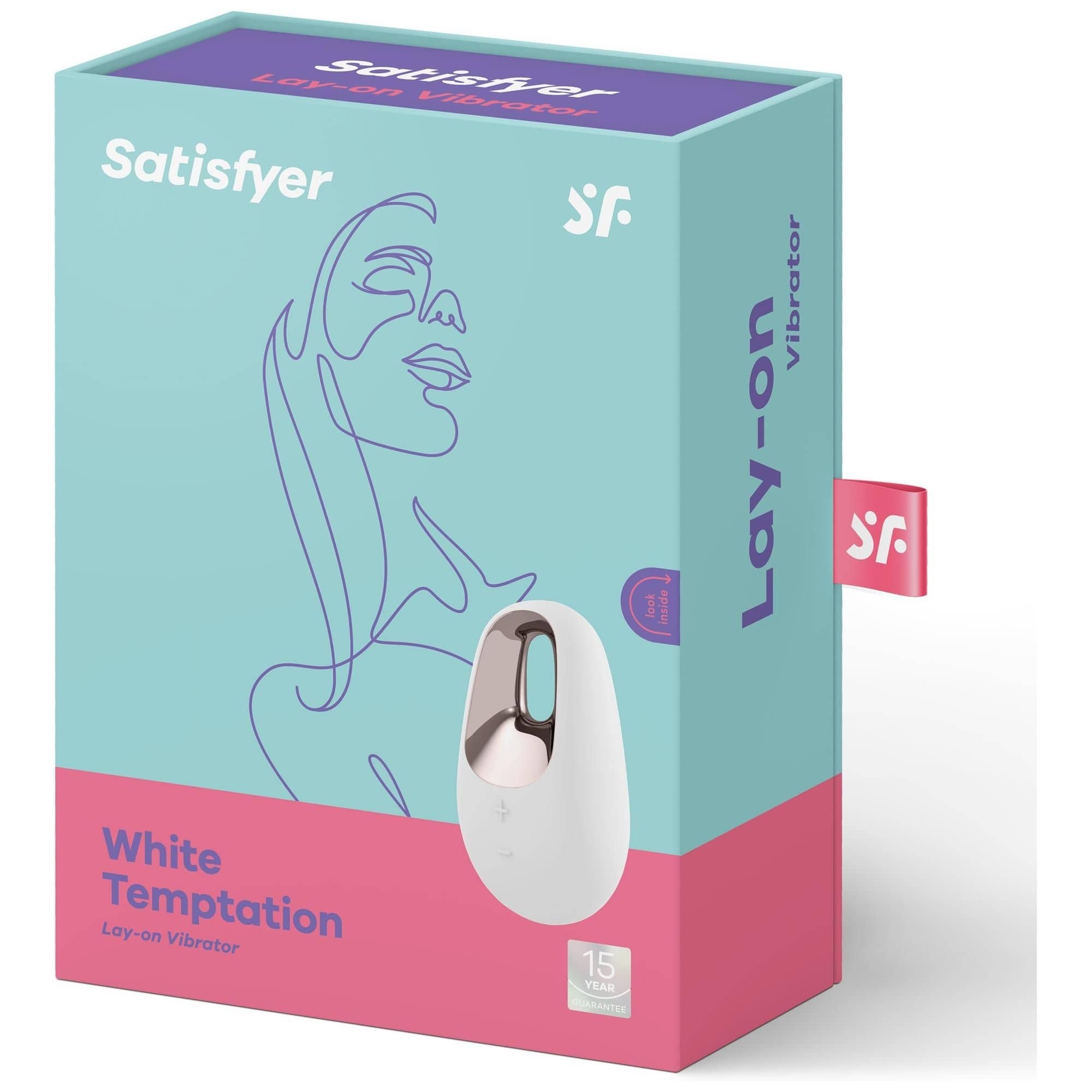 Кліторальний накладний вібратор Satisfyer Layons Temptation білий