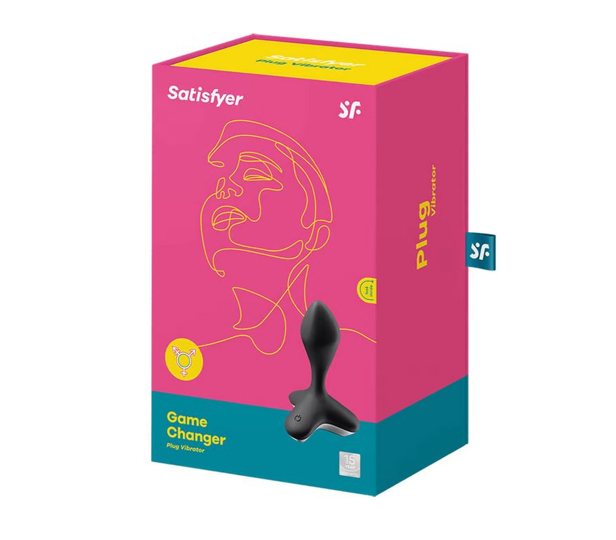 Віброанальний плаг Satisfyer Game Changer чорний