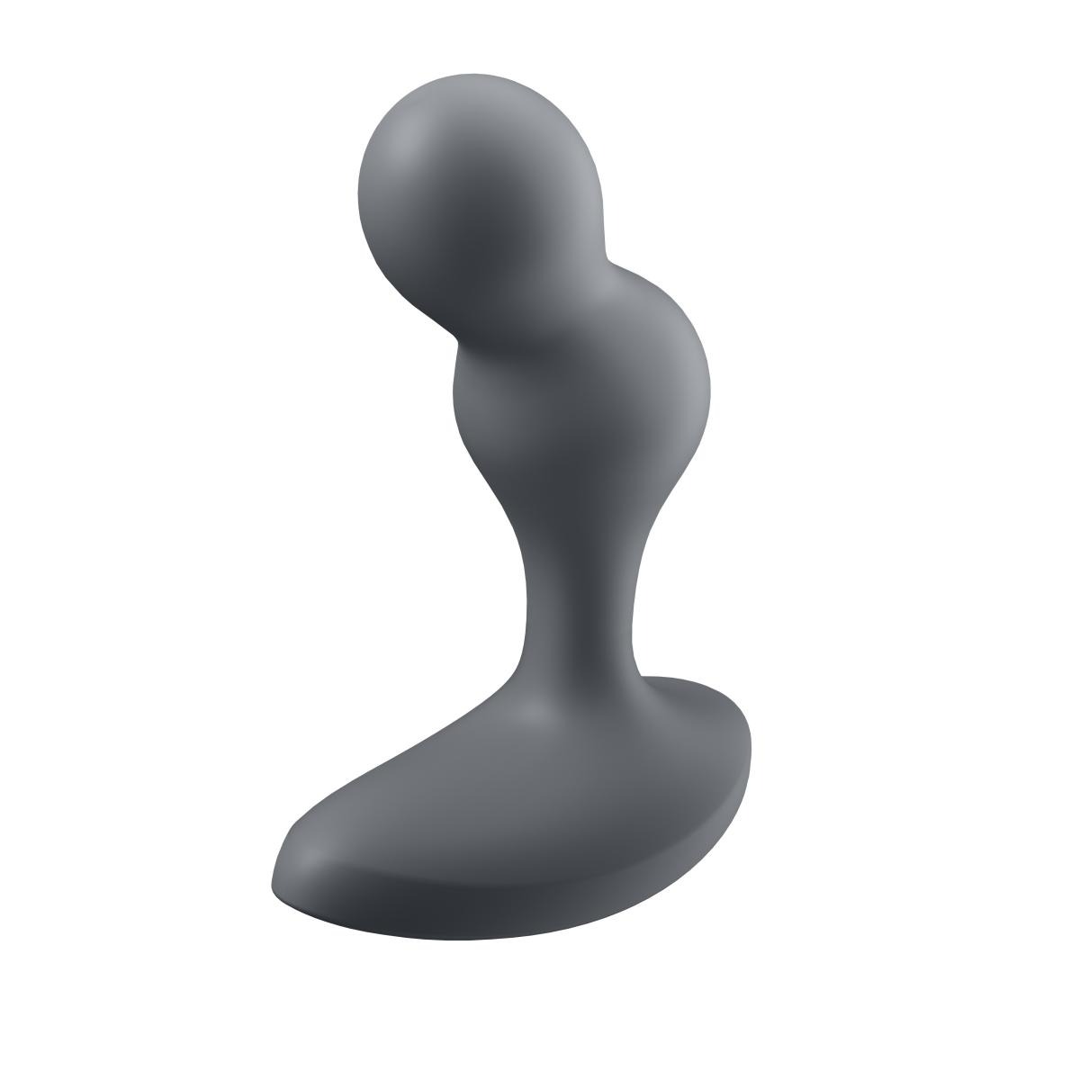 Виброанальная смарт пробка Satisfyer Connect Deep Diver серый