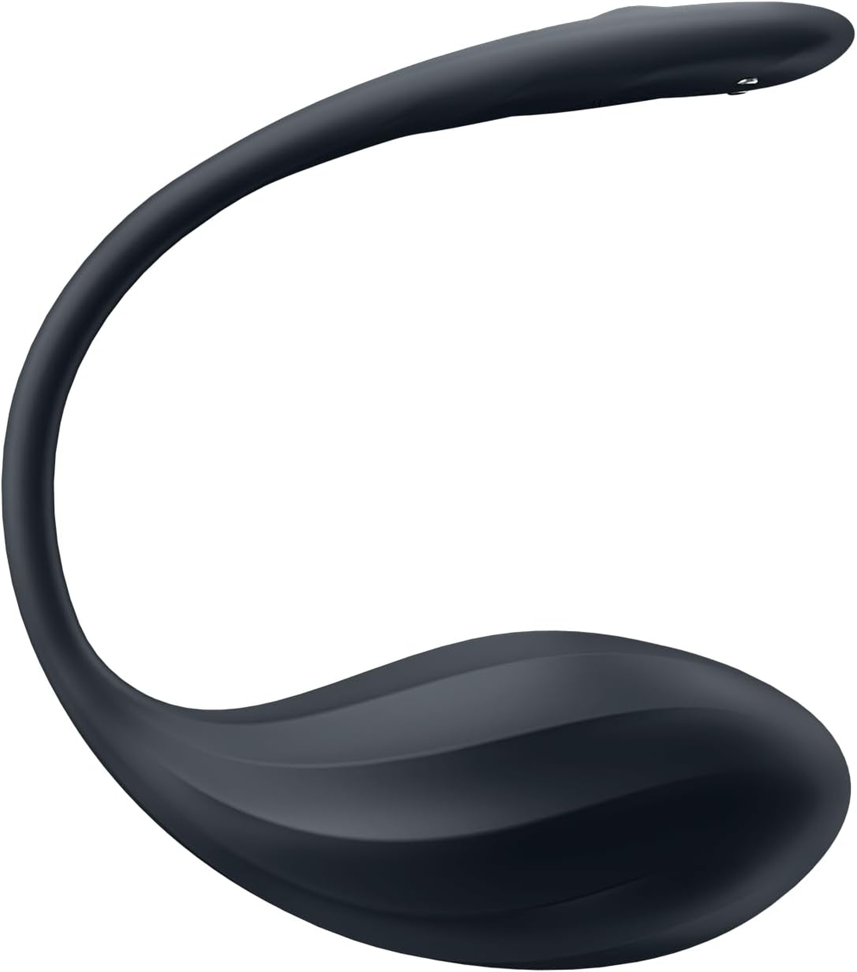 Вібратор у трусики Satisfyer Ribbed Petal з додатком та пультом, чорний