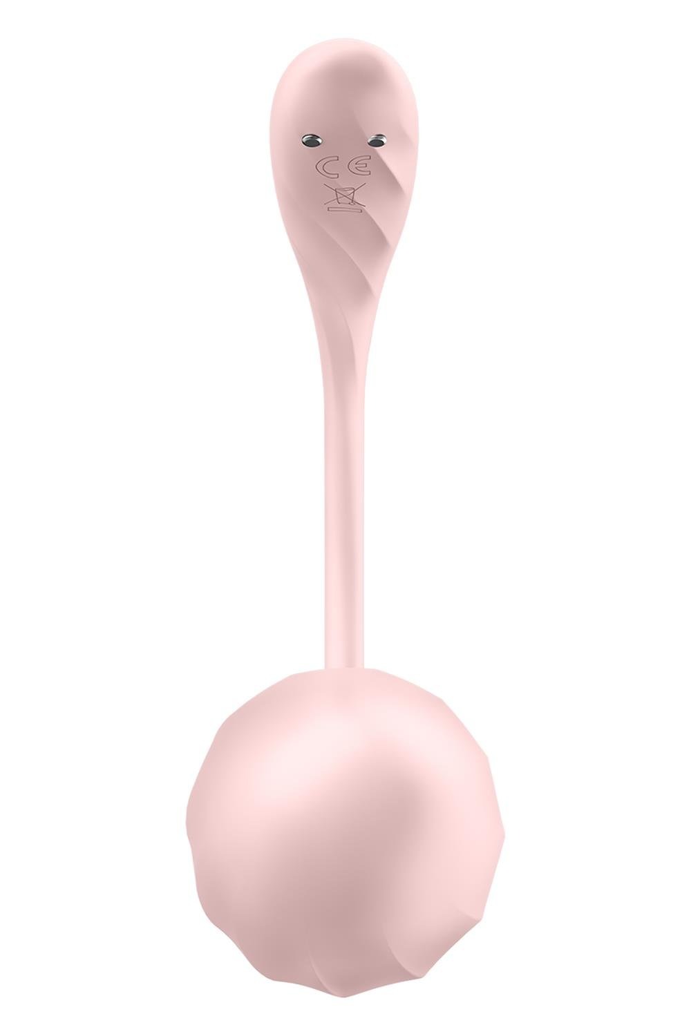 Вібратор в трусики Satisfyer Ribbed Petal з додатком та пультом, рожевий