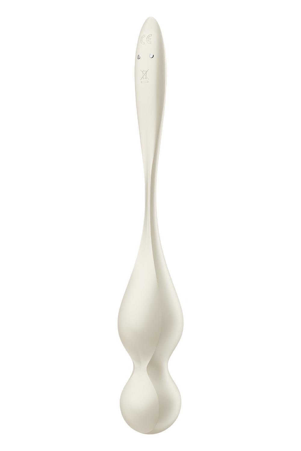 Смарт-шарики Кегеля Satisfyer Love Birds 1 с вибрацией, белые