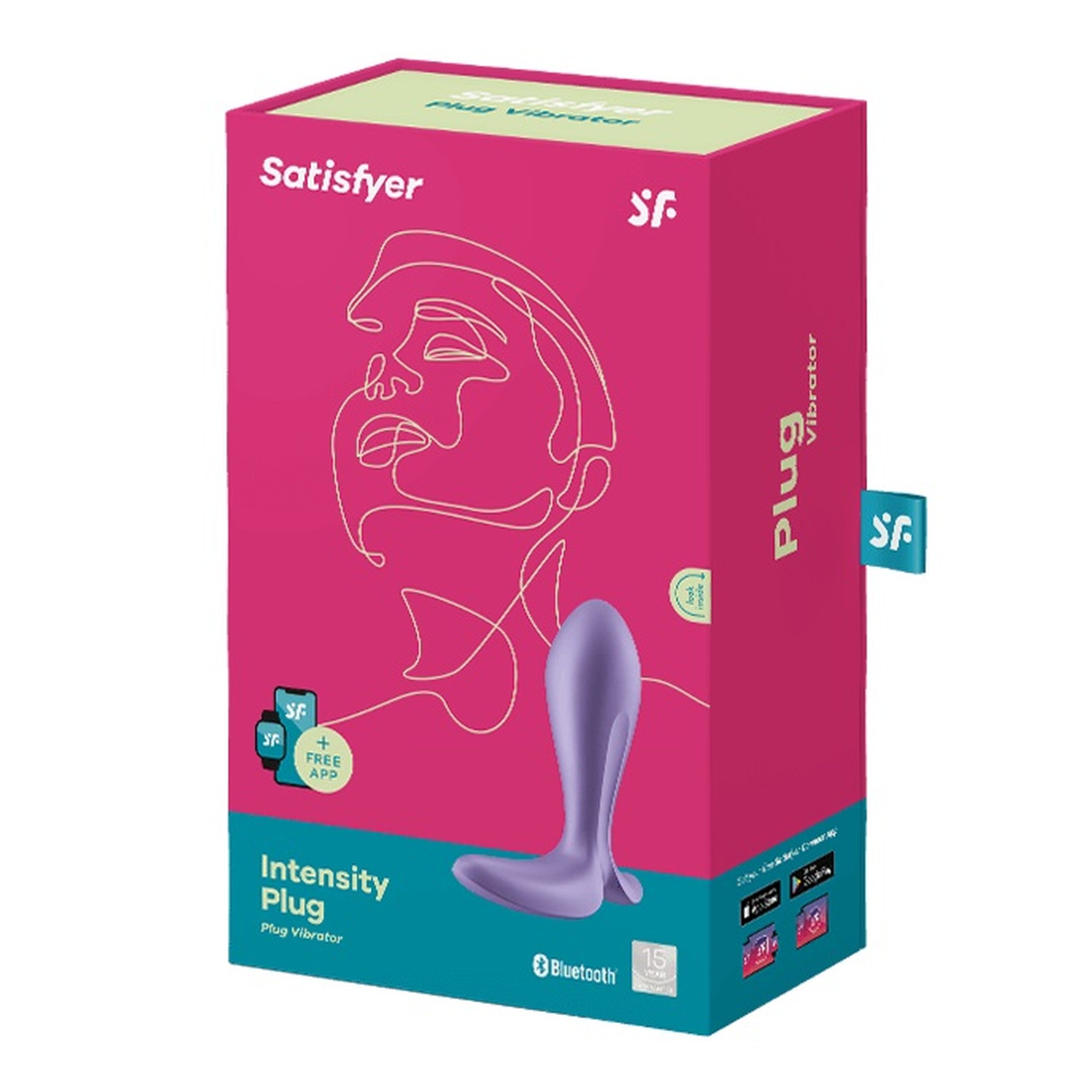 Анальний смарт-вібратор Satisfyer Intensity Plug фіолетовий