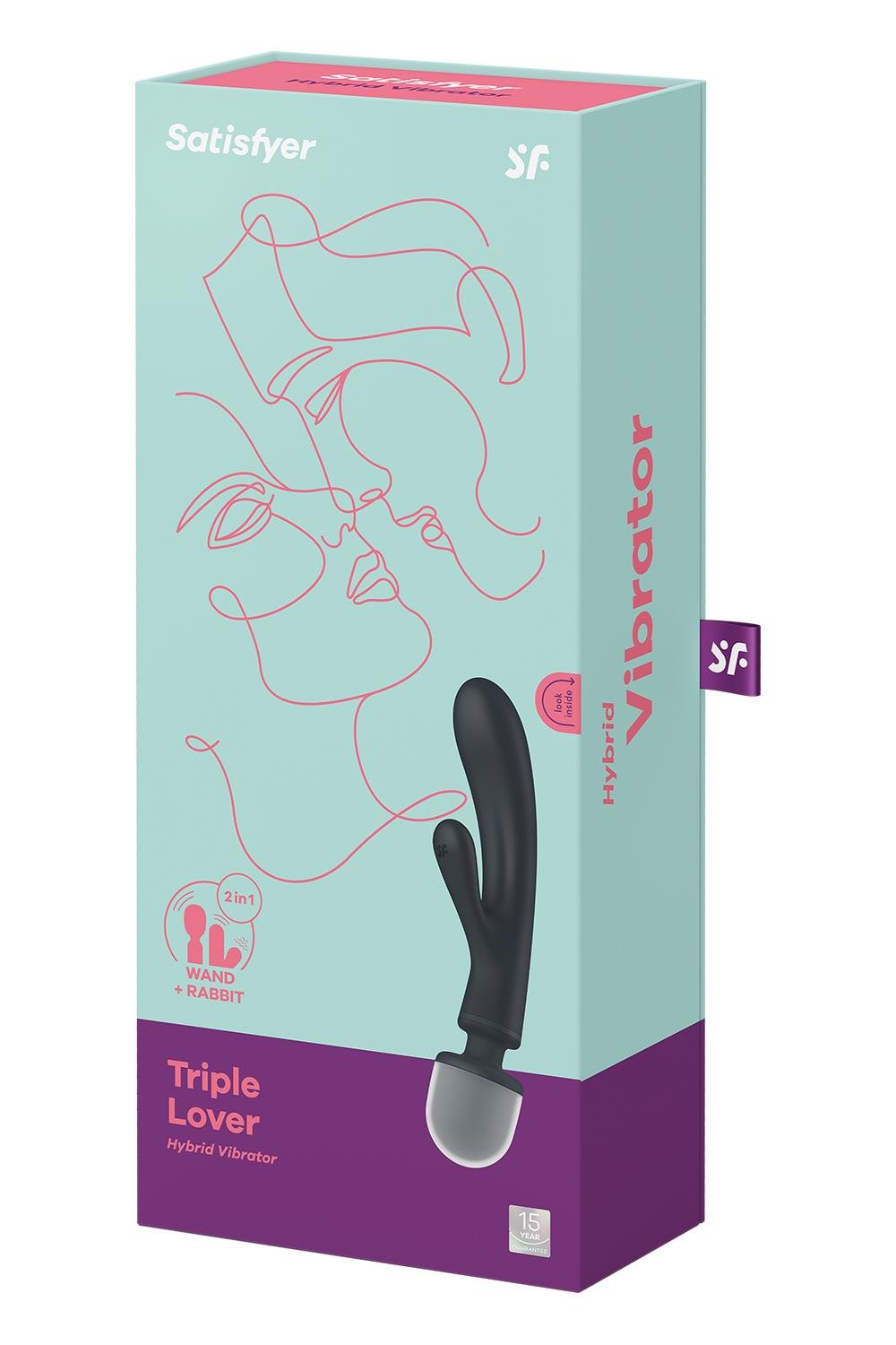 Вибратор-микрофон Satisfyer Triple Lover тройное действие, серый