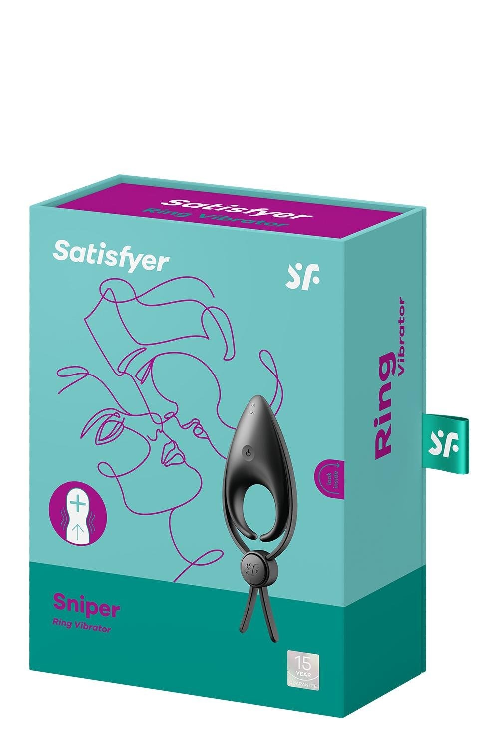 Ерекційне віброкільце Satisfyer Sniper чорне