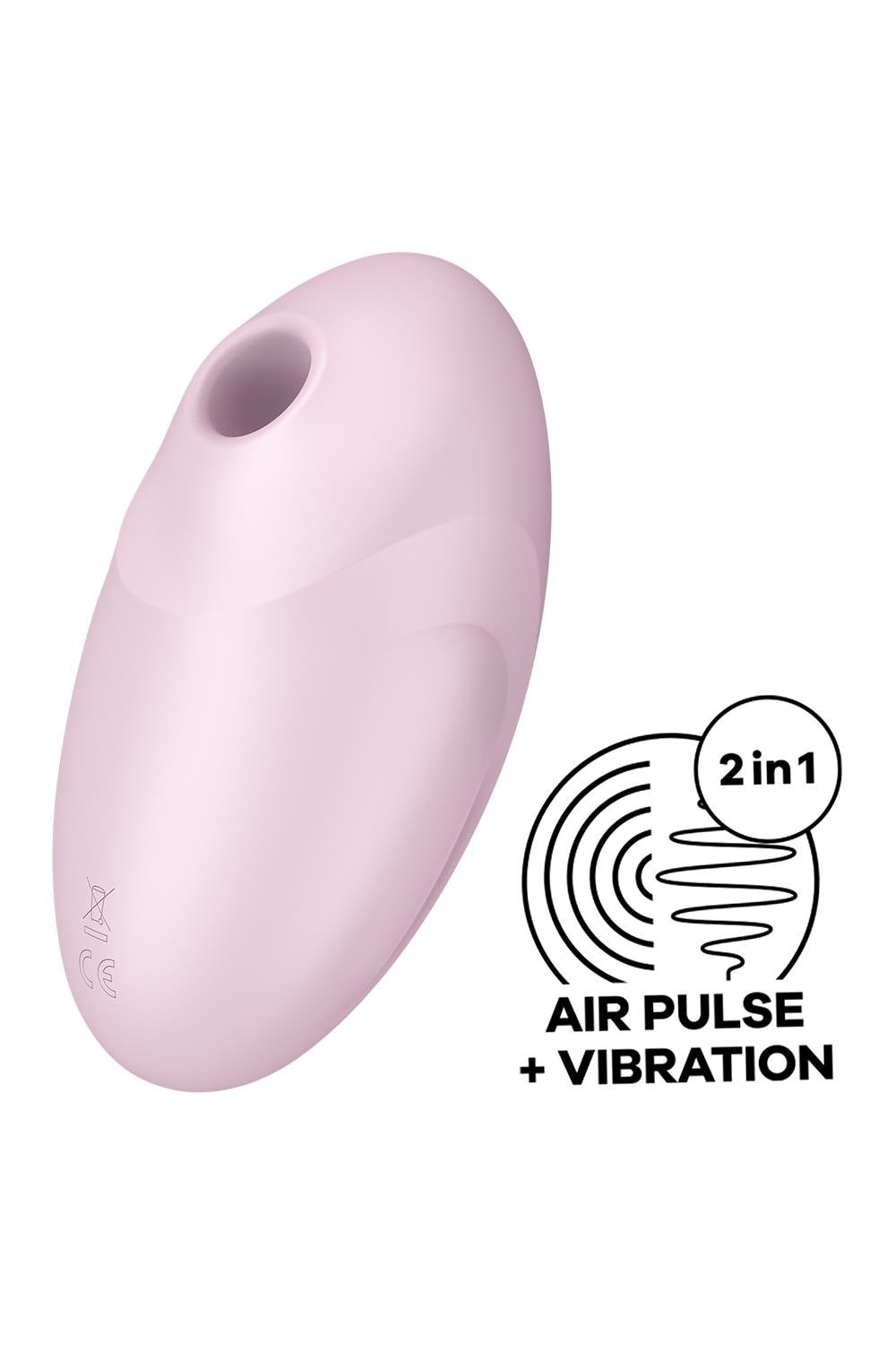 Вакуумный стимулятор клитора Satisfyer Vulva Lover 3 с вибрацией, розовый