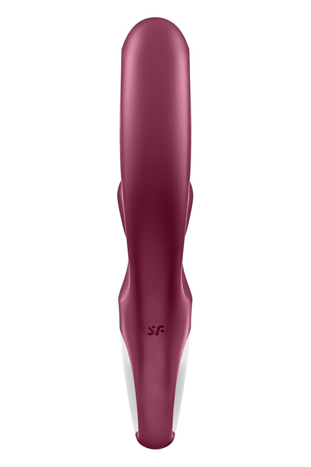 Стимулятор точки G та клітора Satisfyer Love me з вібрацією, бордовий
