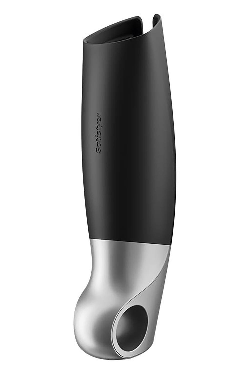 Смарт-мастурбатор Satisfyer Power Masturbator для використання на верхній половині пеніса, чорний