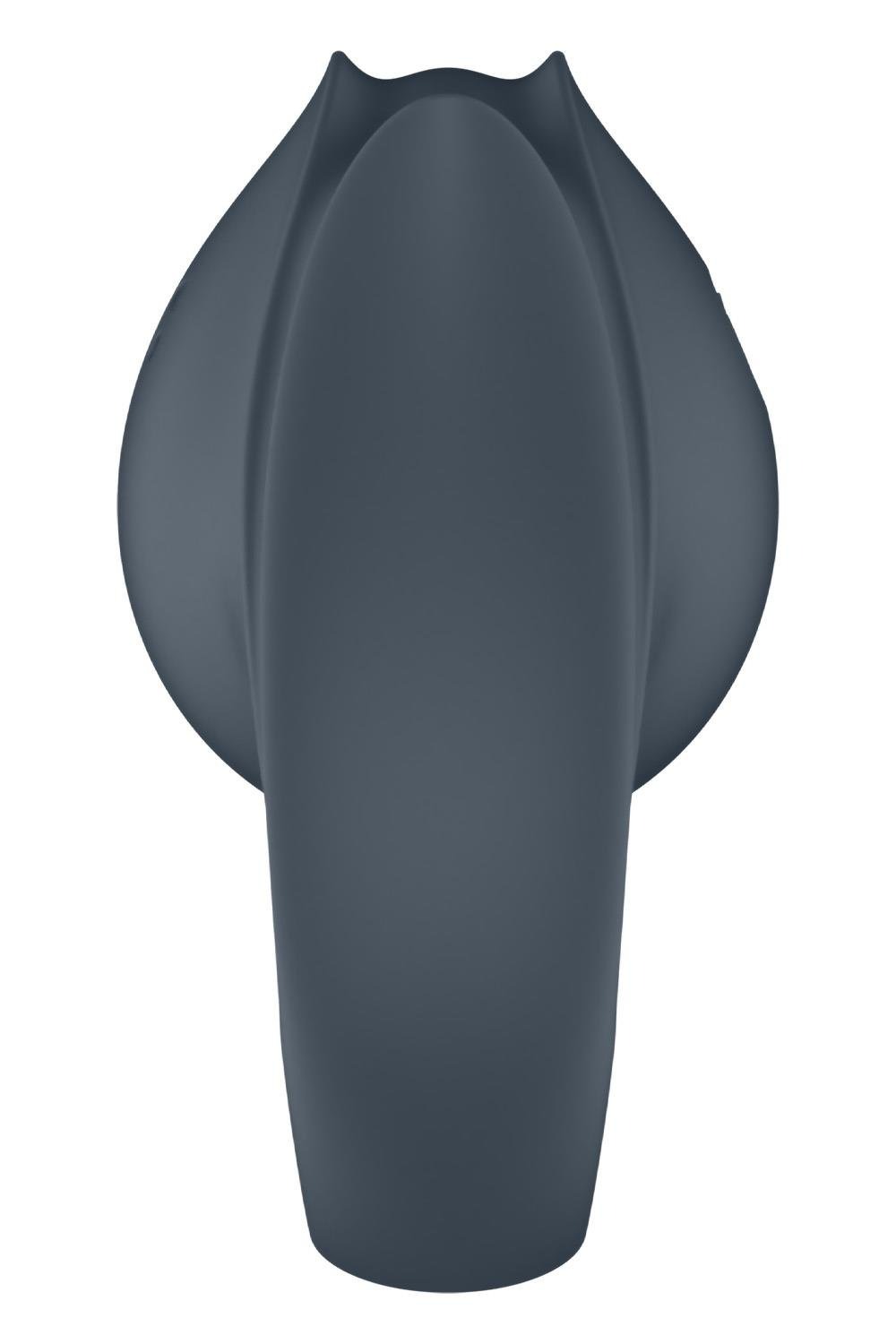 Вібратор для пар Satisfyer Perfect Pair 2 з кільцем для пальців, сірий