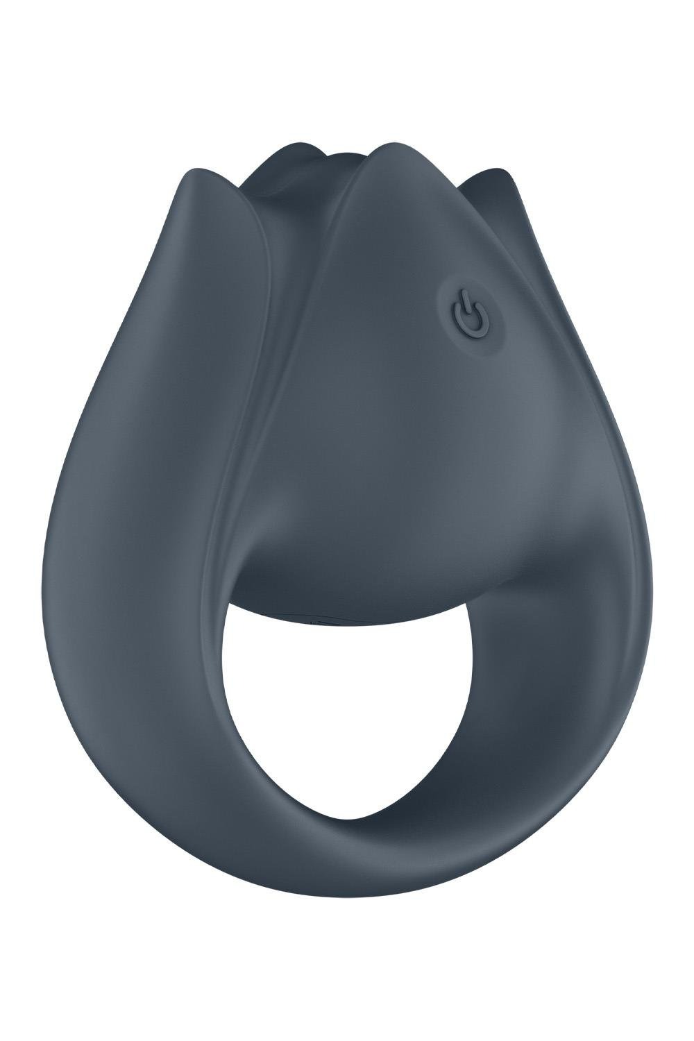 Вібратор для пар Satisfyer Perfect Pair 2 з кільцем для пальців, сірий