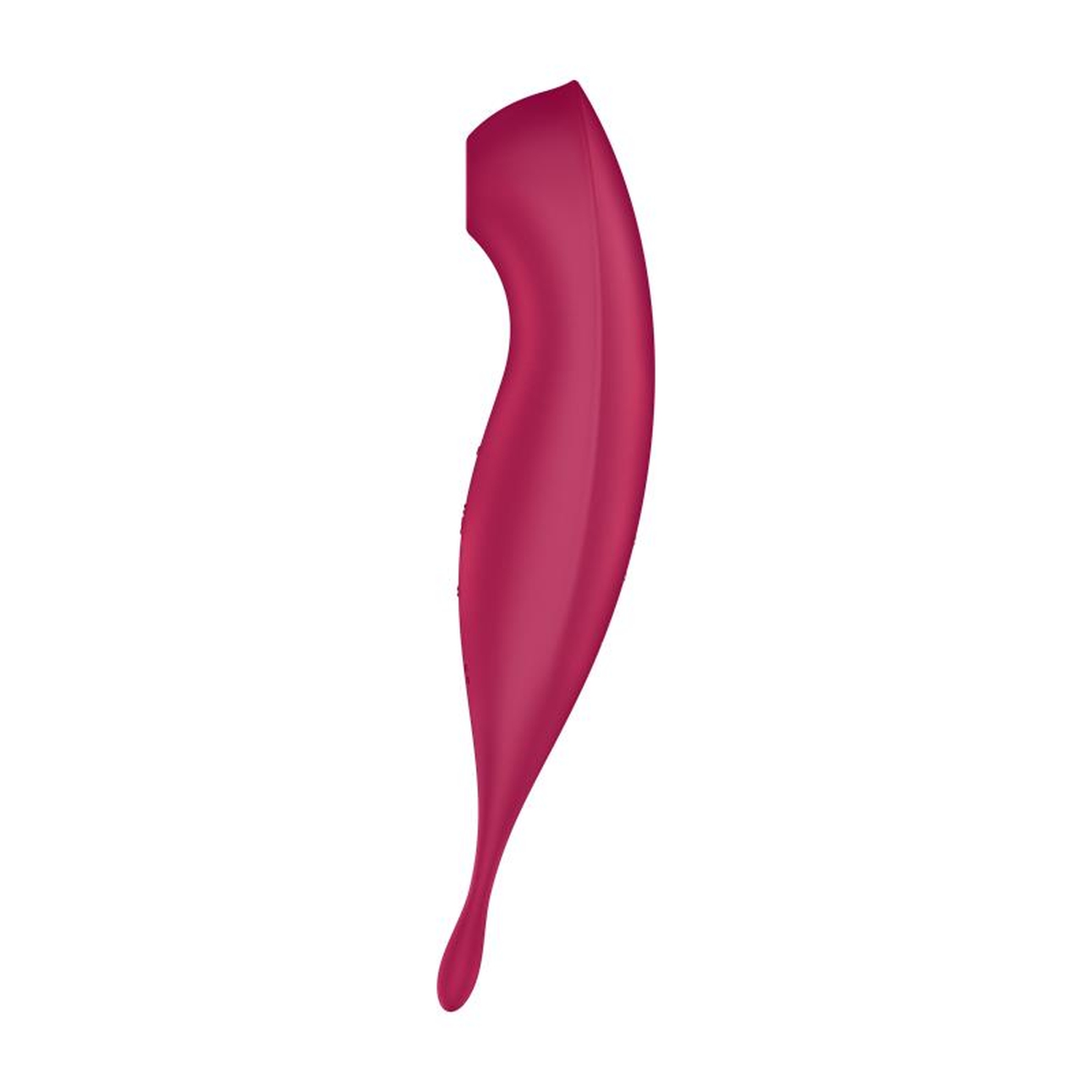 Вібратор із хвильовою стимуляцією Satisfyer Twirling Pro+ з додатком, червоний
