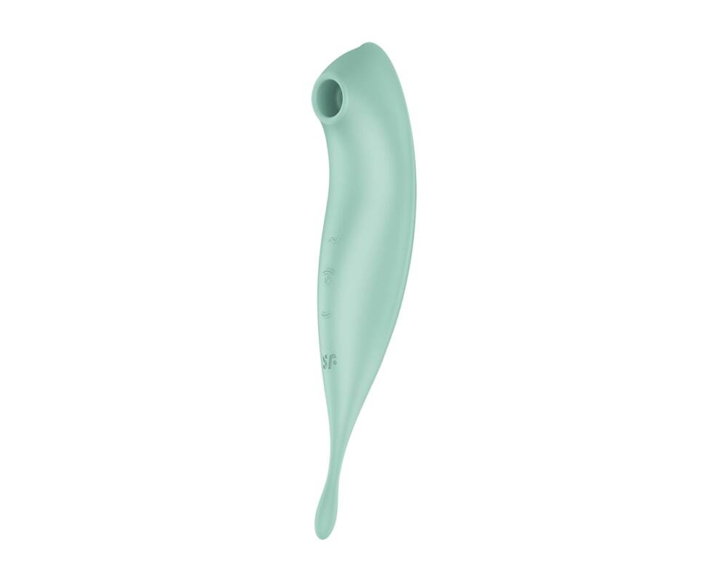 Вибратор с волновой стимуляцией Satisfyer Twirling Pro с приложением, мятный